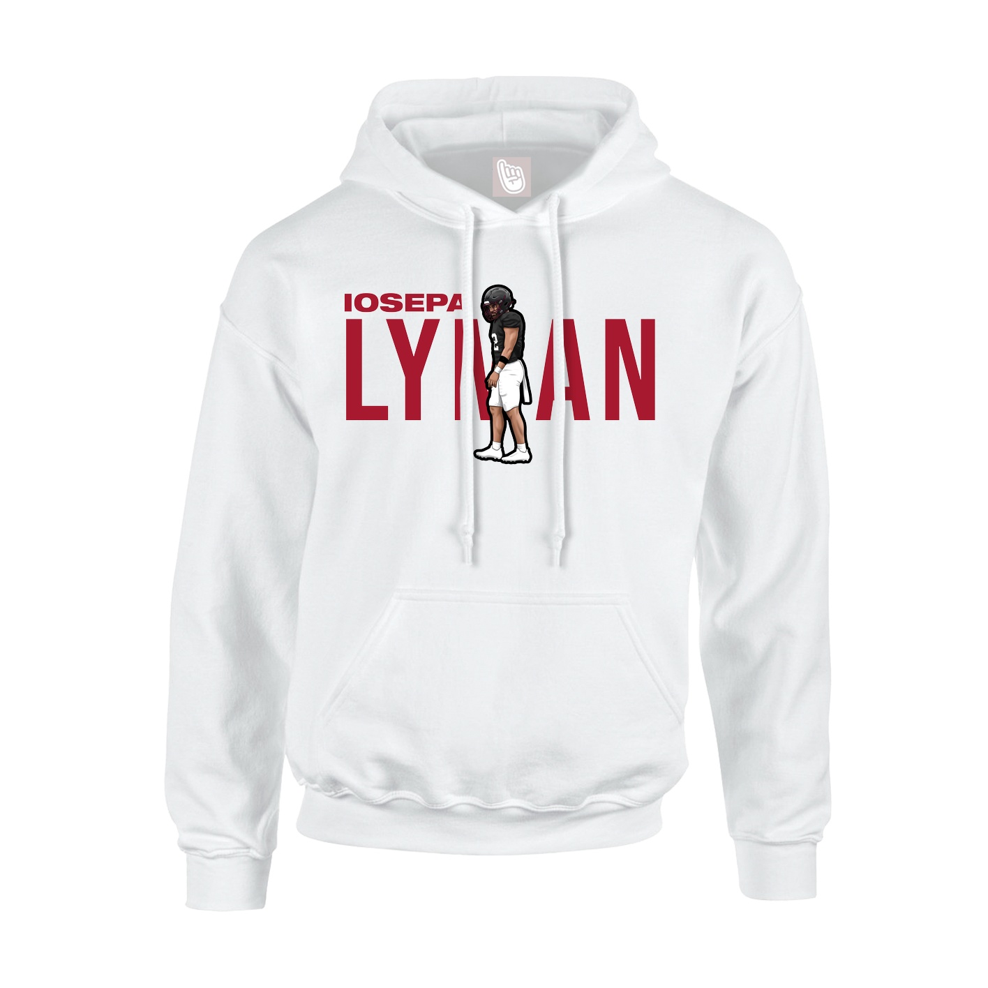 Hoodie — Player Name in White