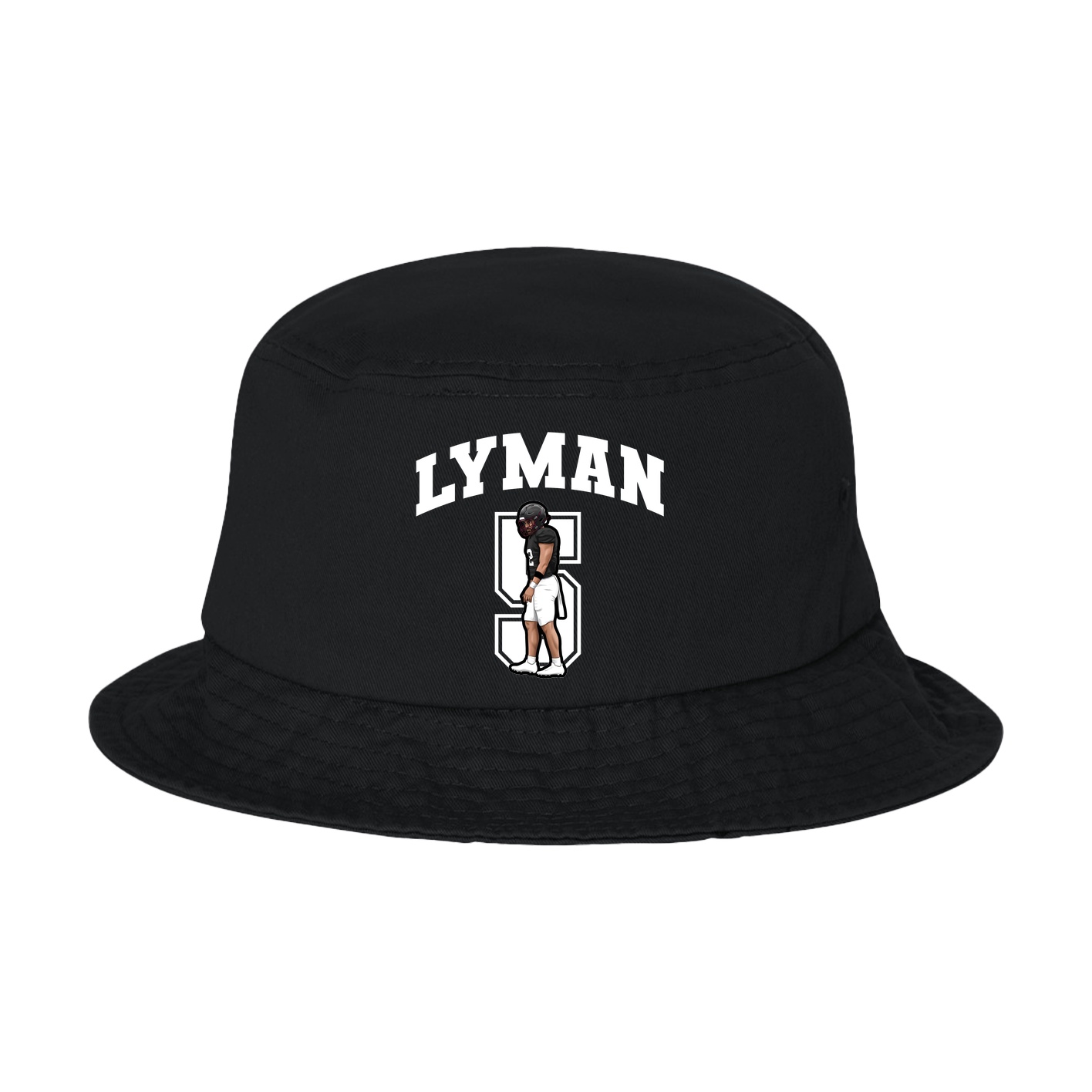 Bucket Cap — Number in Black