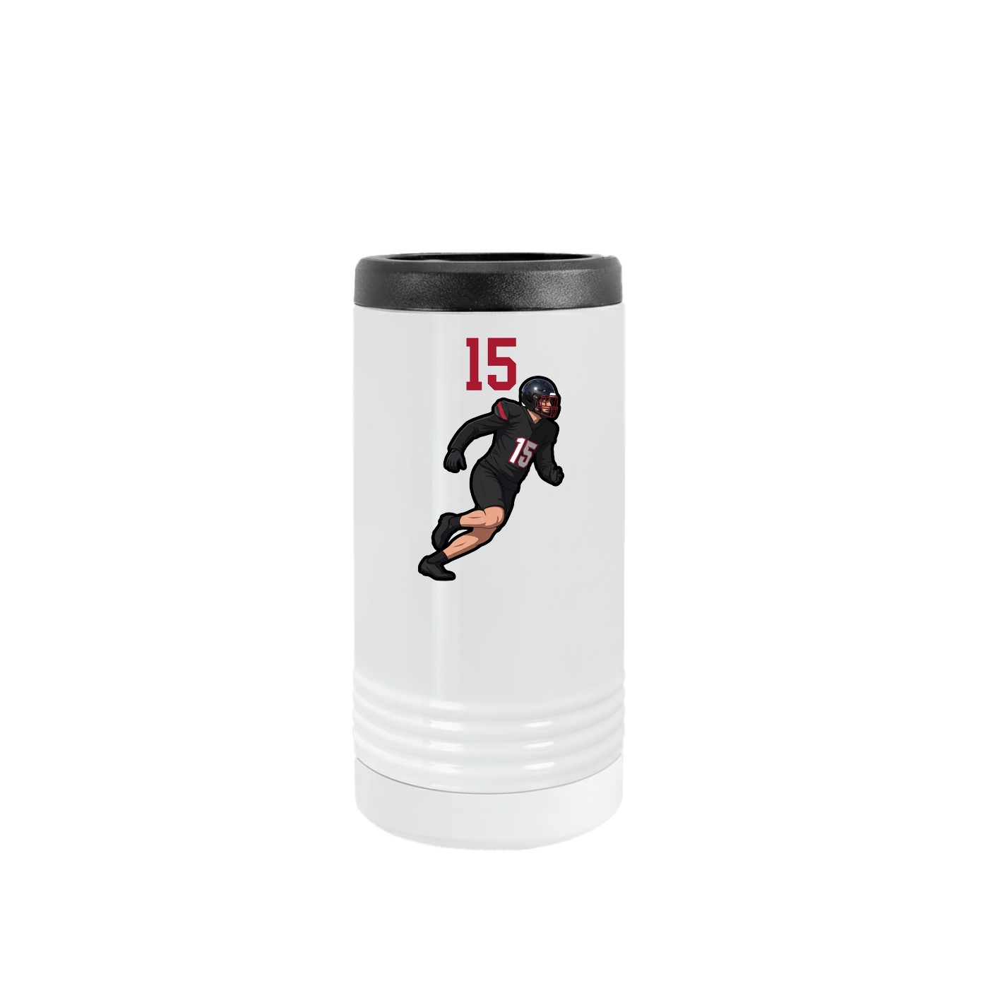 Slim Beverage Holder — Number Top in White