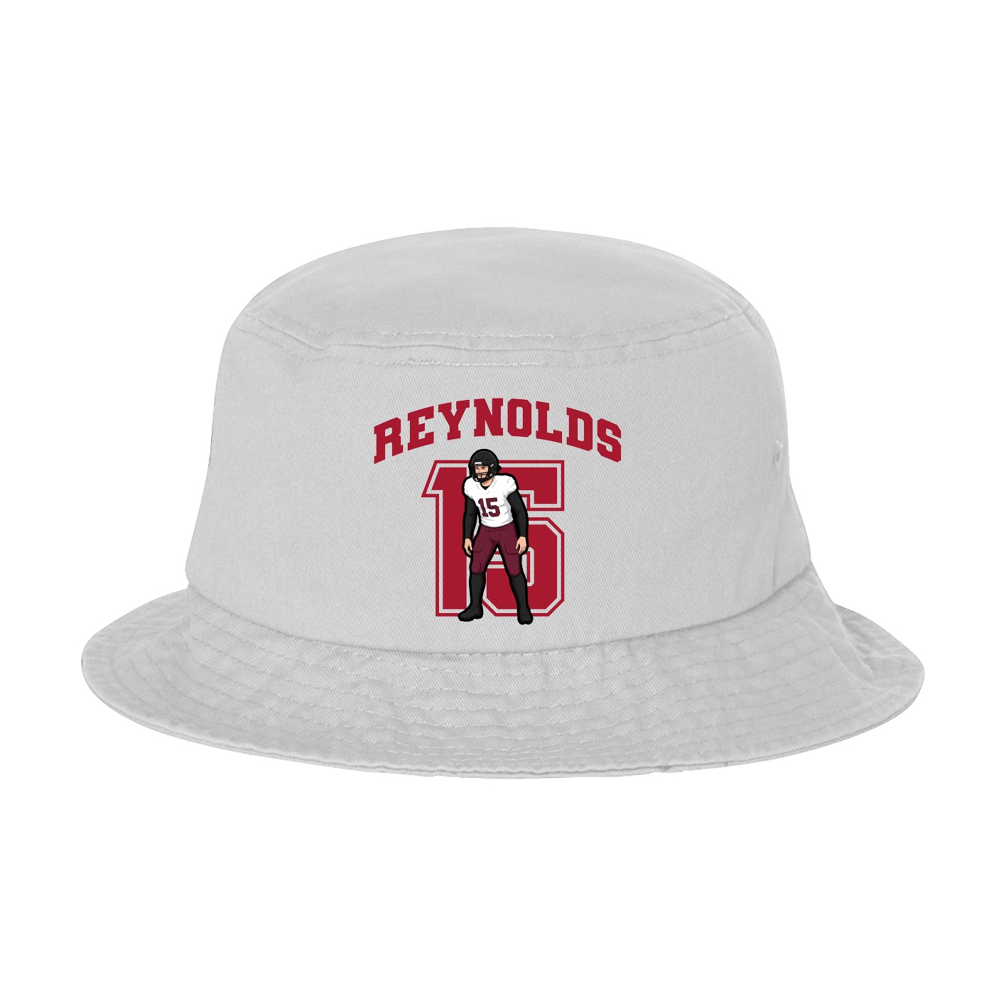 Bucket Cap — Number in White