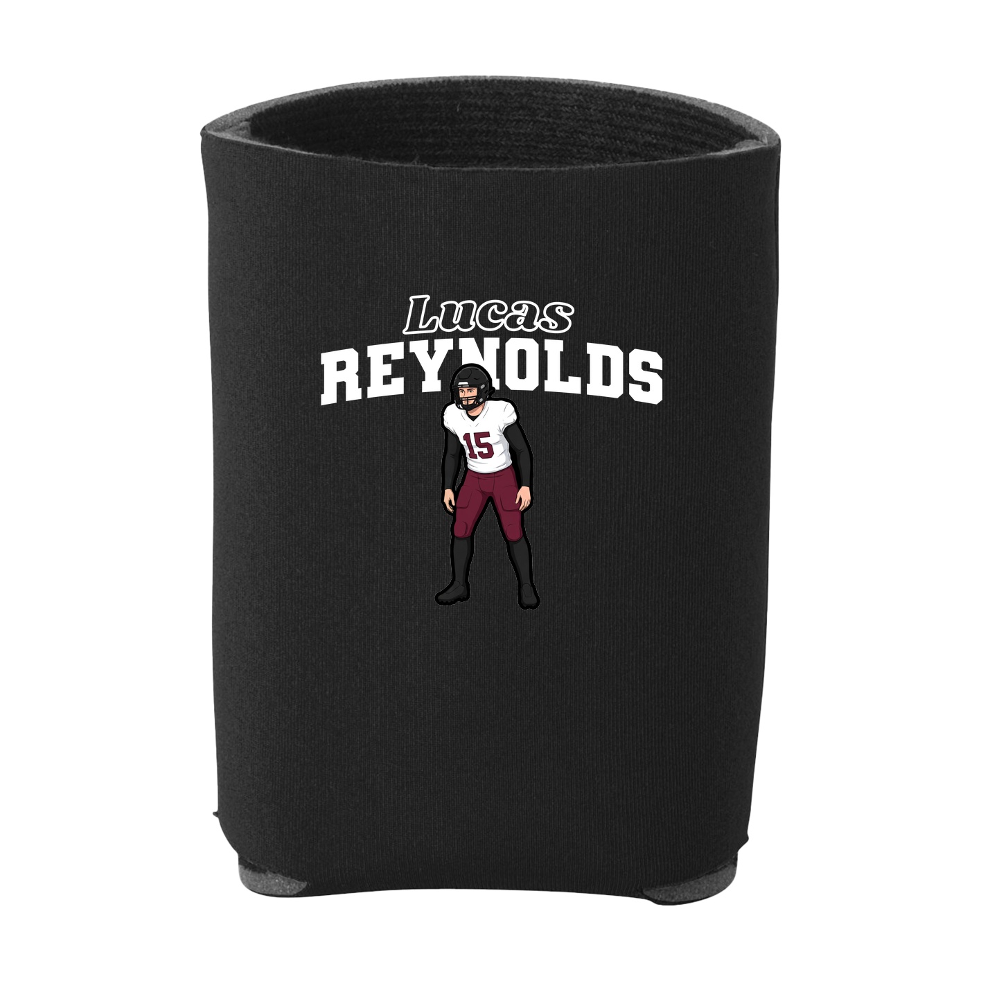 Can Holder — Name Arch in Black