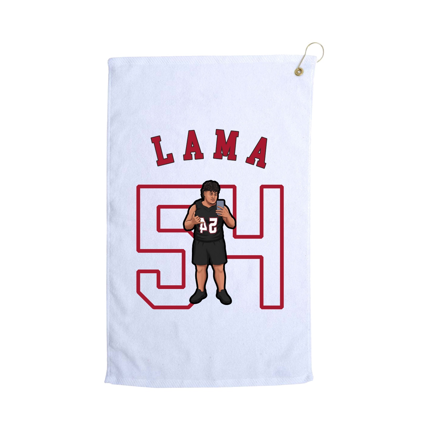 Golf Towel — Shirsey Arch in White