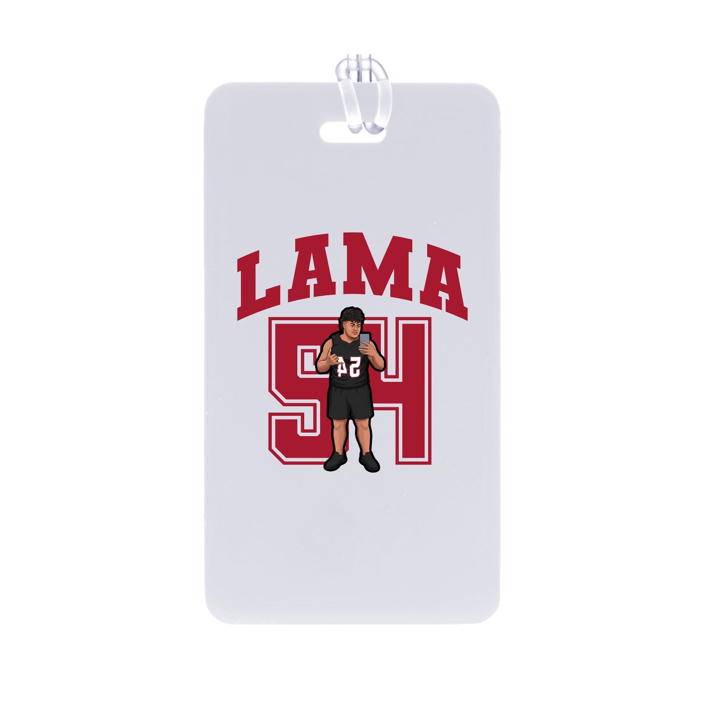 Bag Tag — Number in Classic