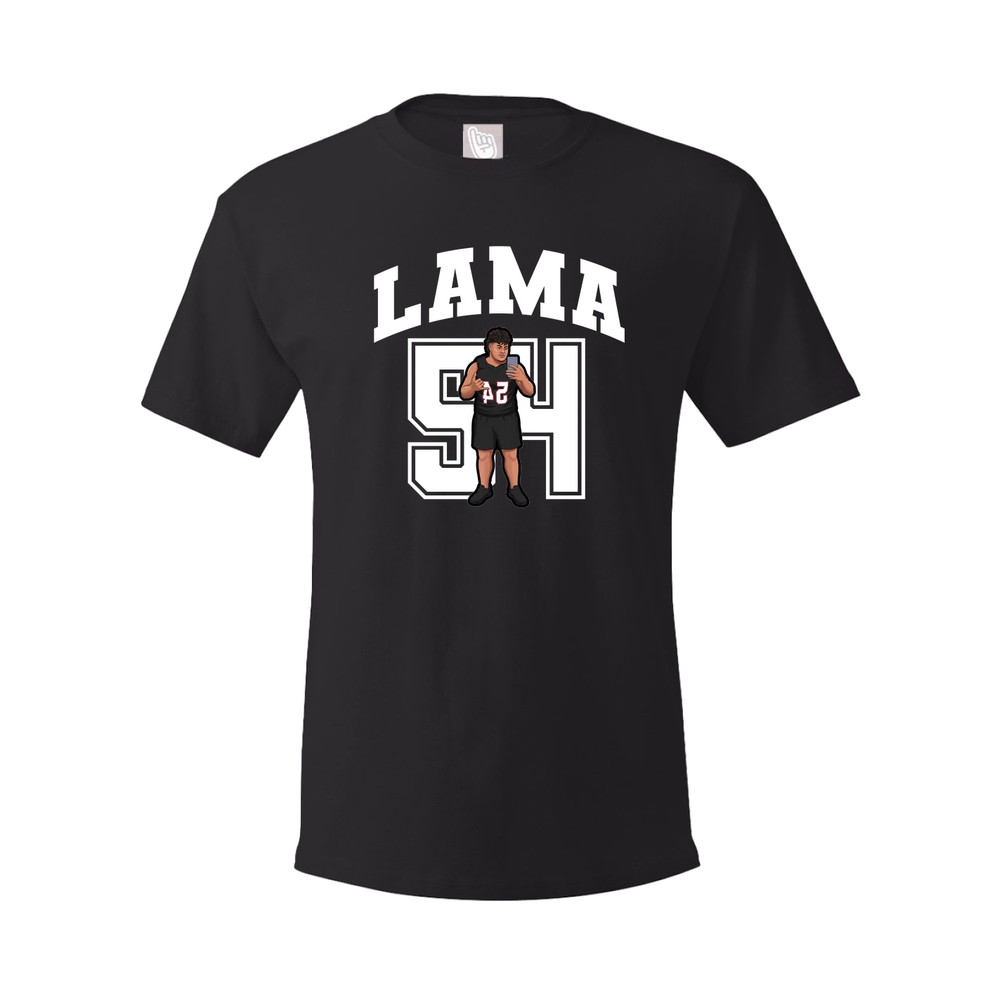 Youth Tee — Number in Black