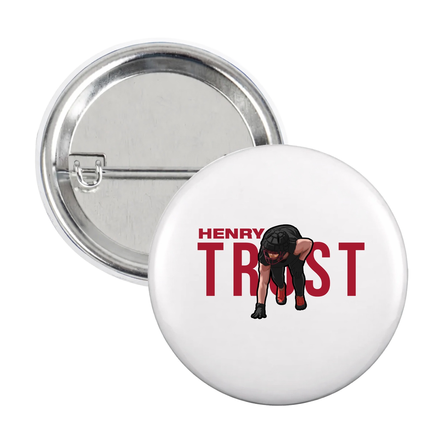 Game Day Button — Player Name in White