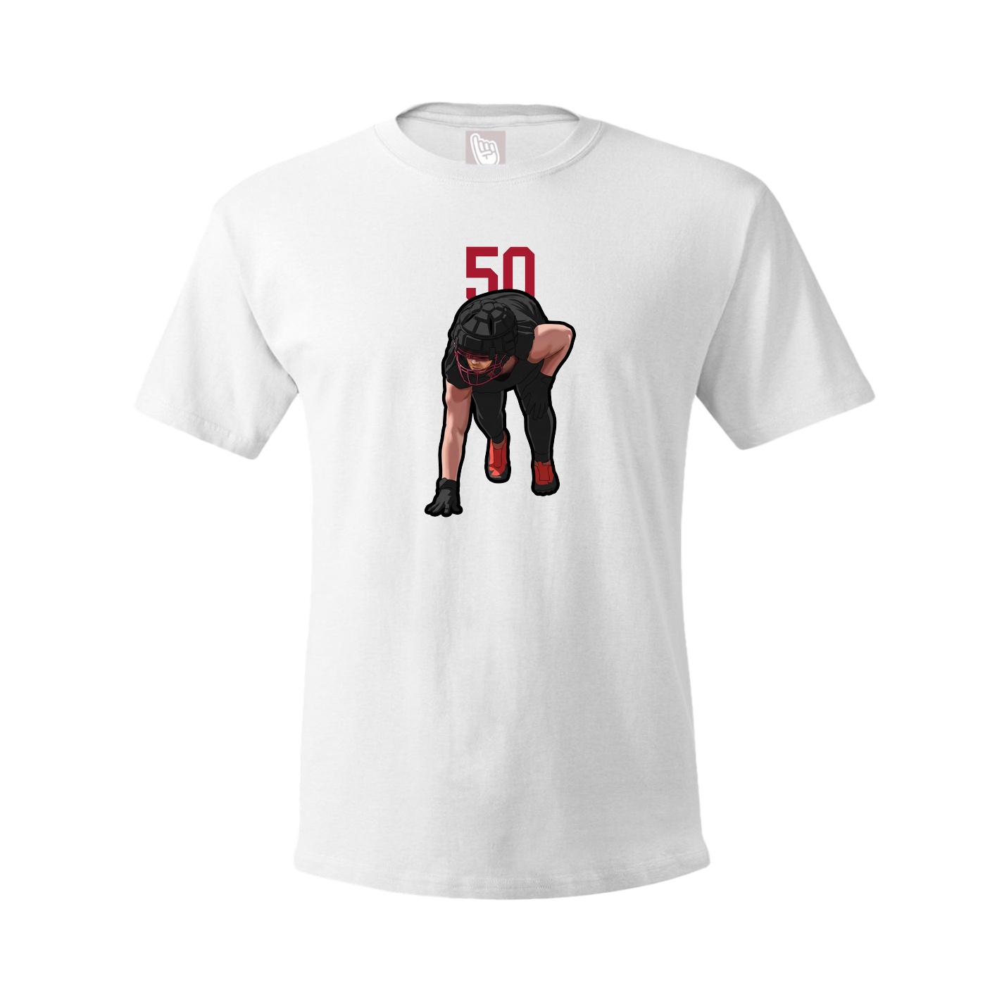 Tee — Number Top in White