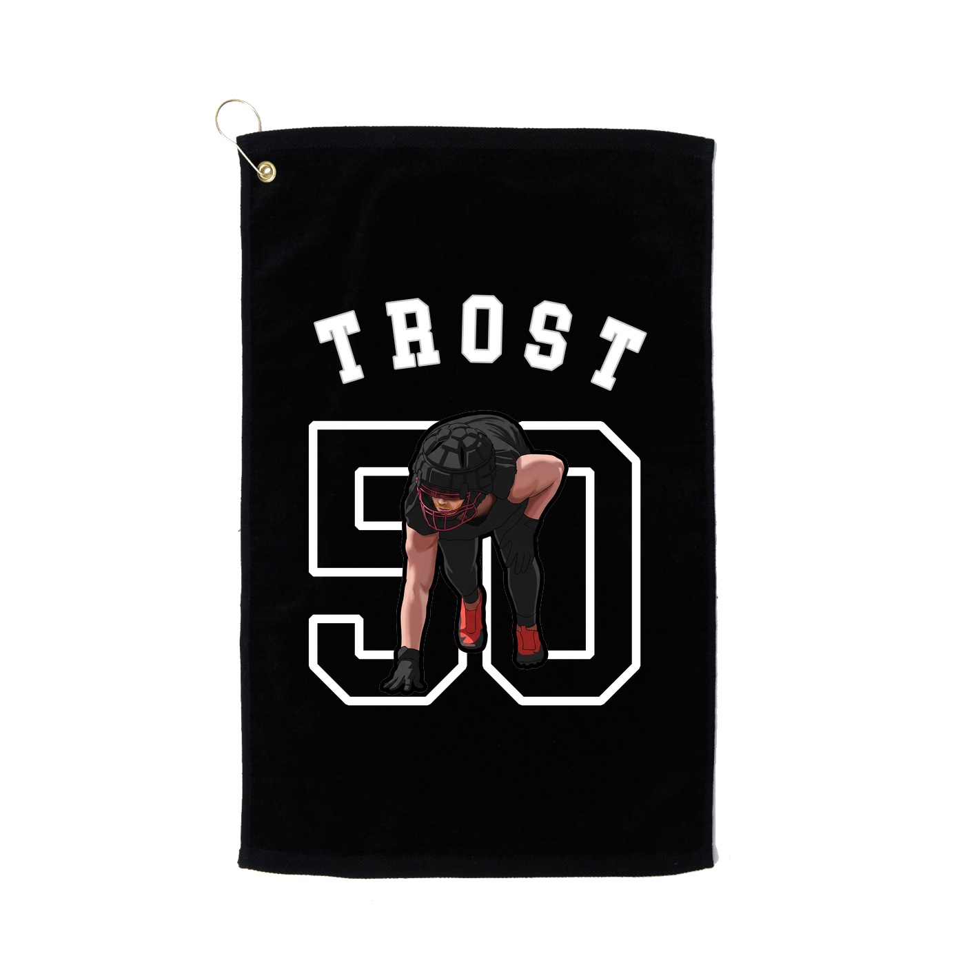 Golf Towel — Shirsey Arch in Black