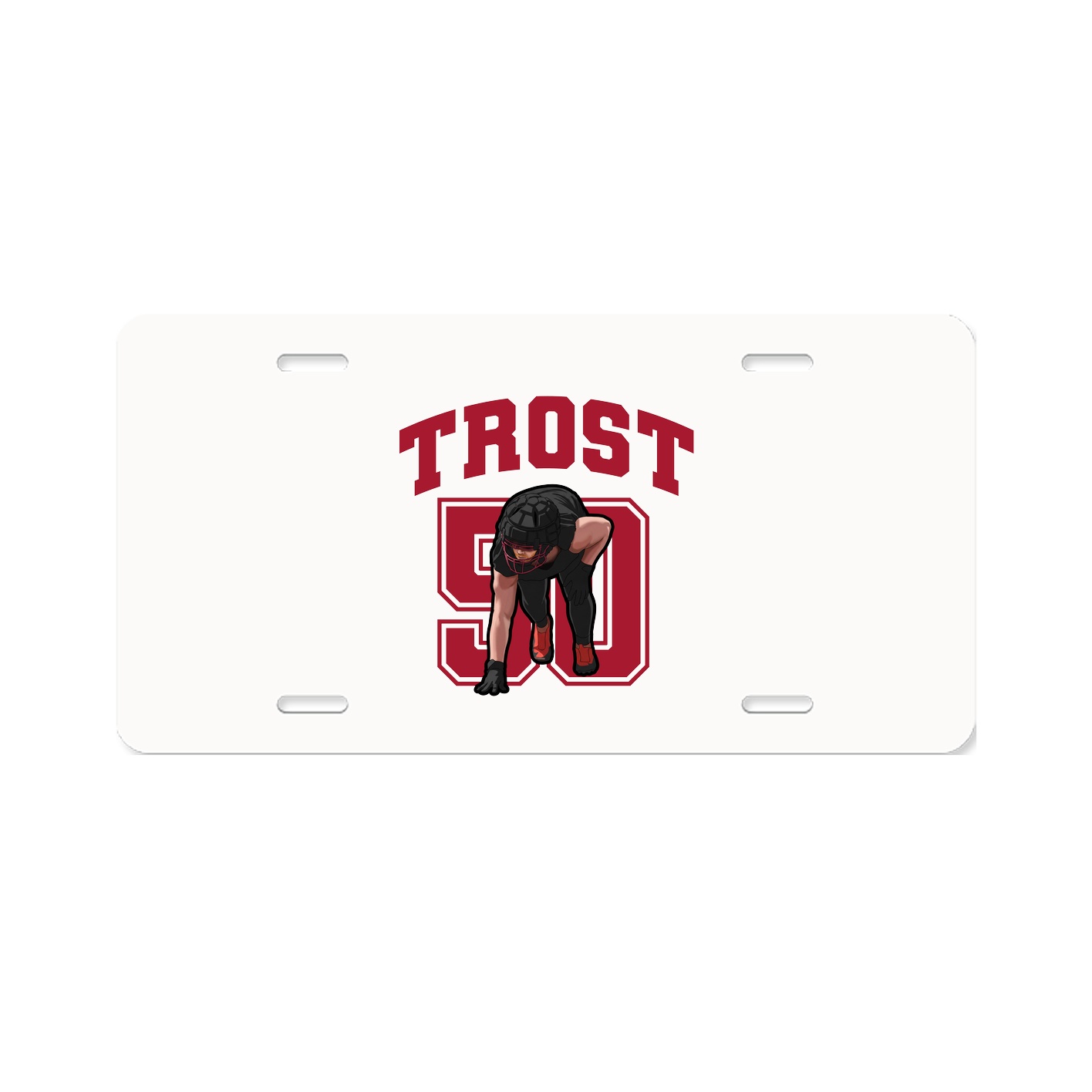 License Plate — Number in Classic