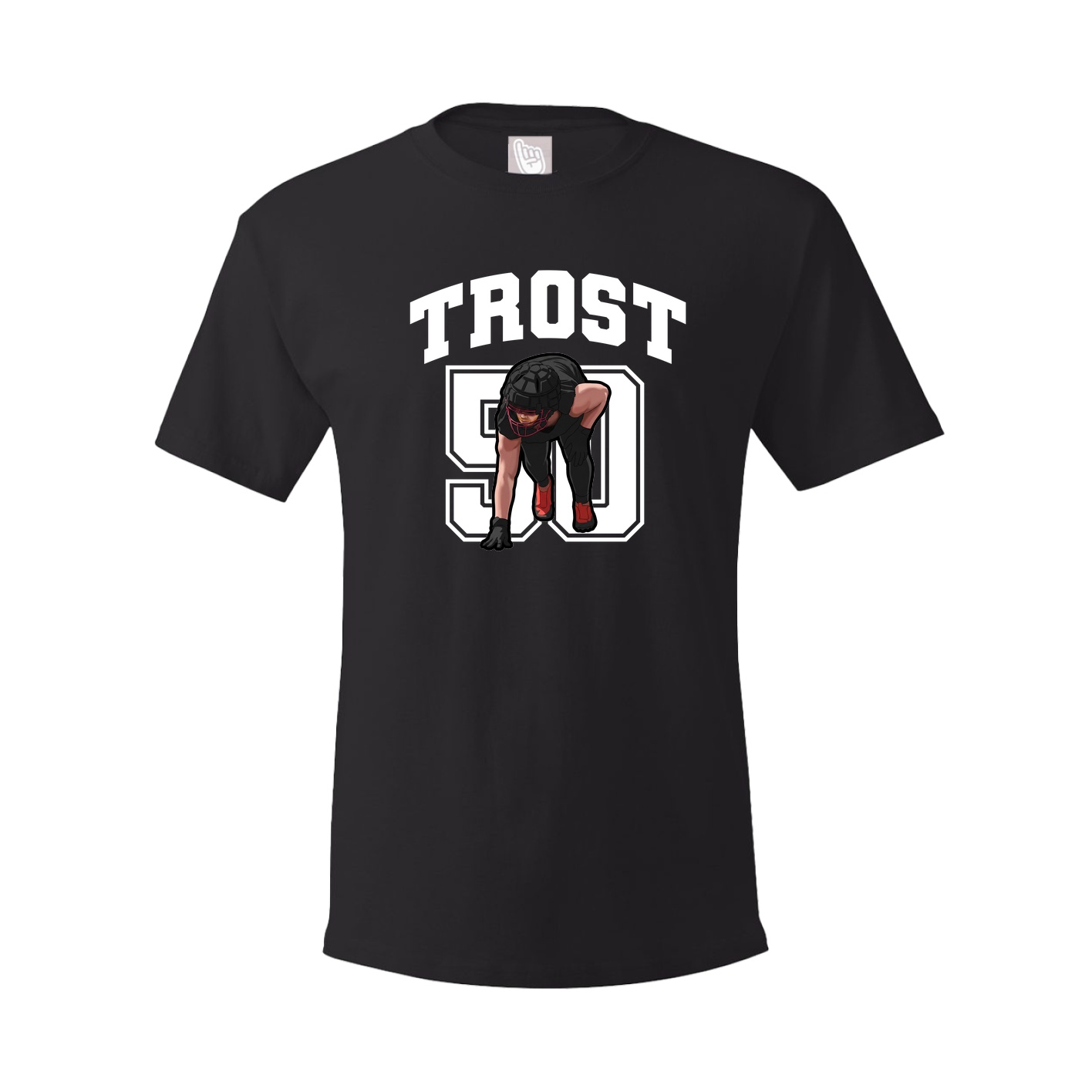 Youth Tee — Number in Black