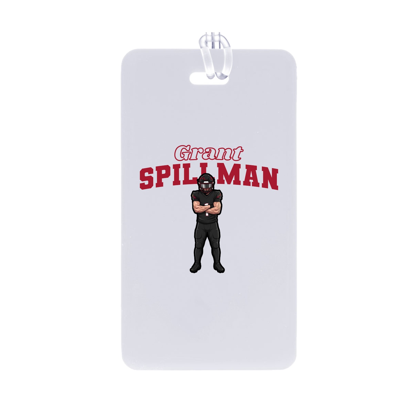 Bag Tag — Name Arch in Classic
