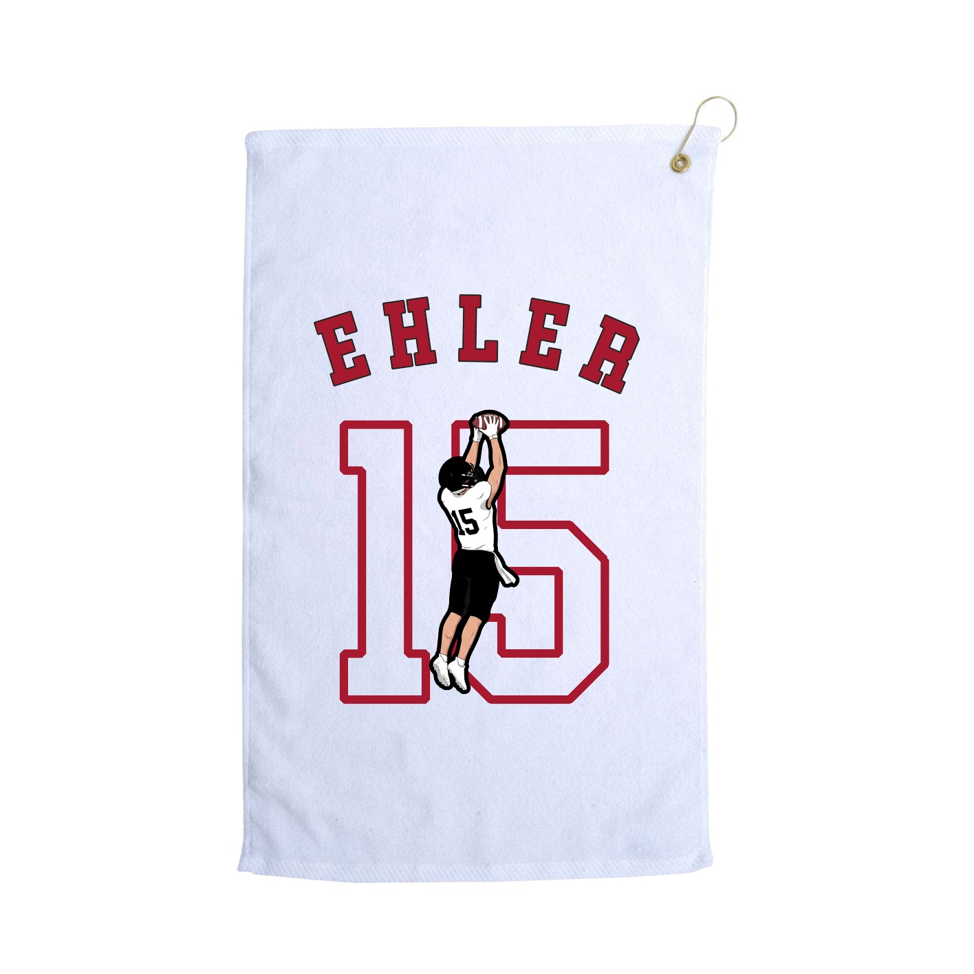 Golf Towel — Shirsey Arch in White