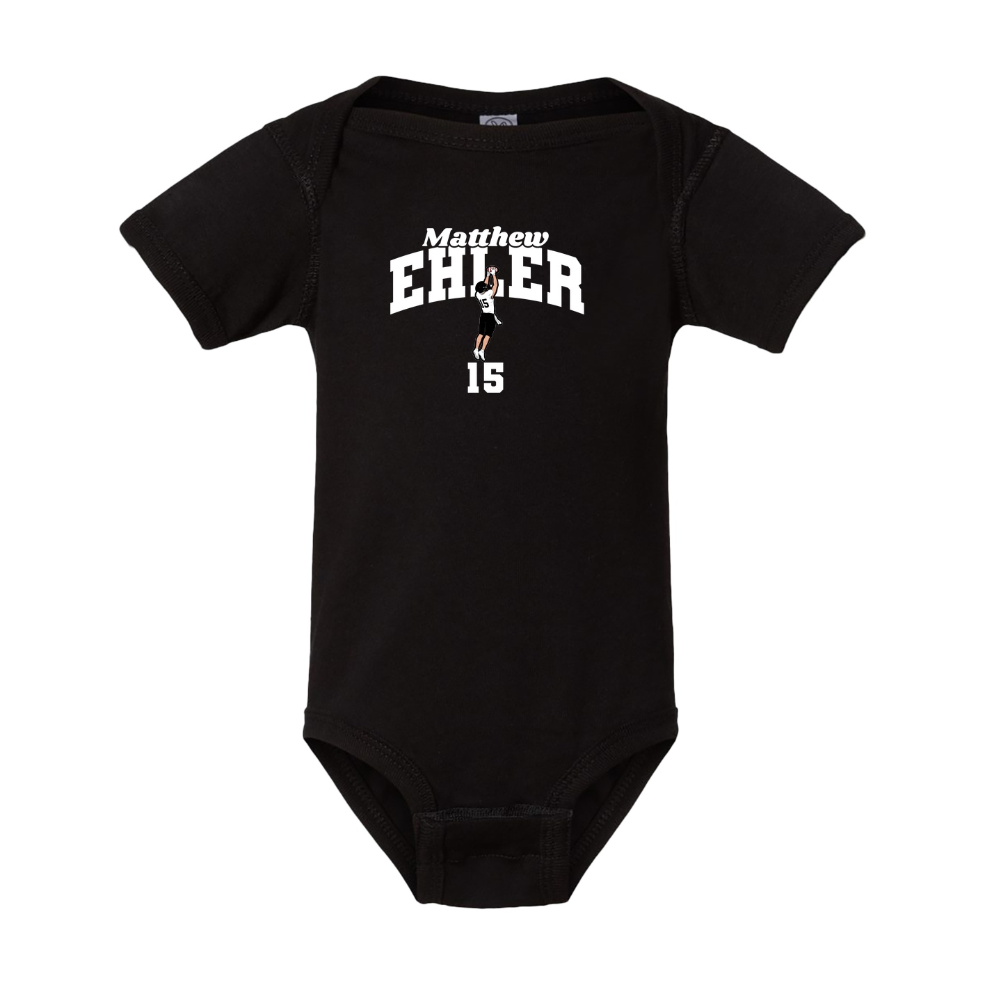 Baby Onesie — Signature Arch in Black