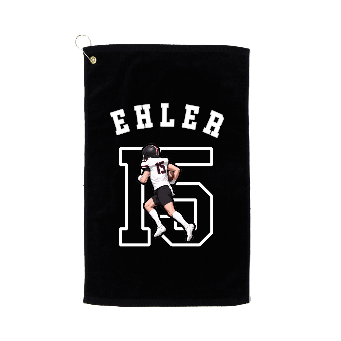 Golf Towel — Shirsey Arch in Black