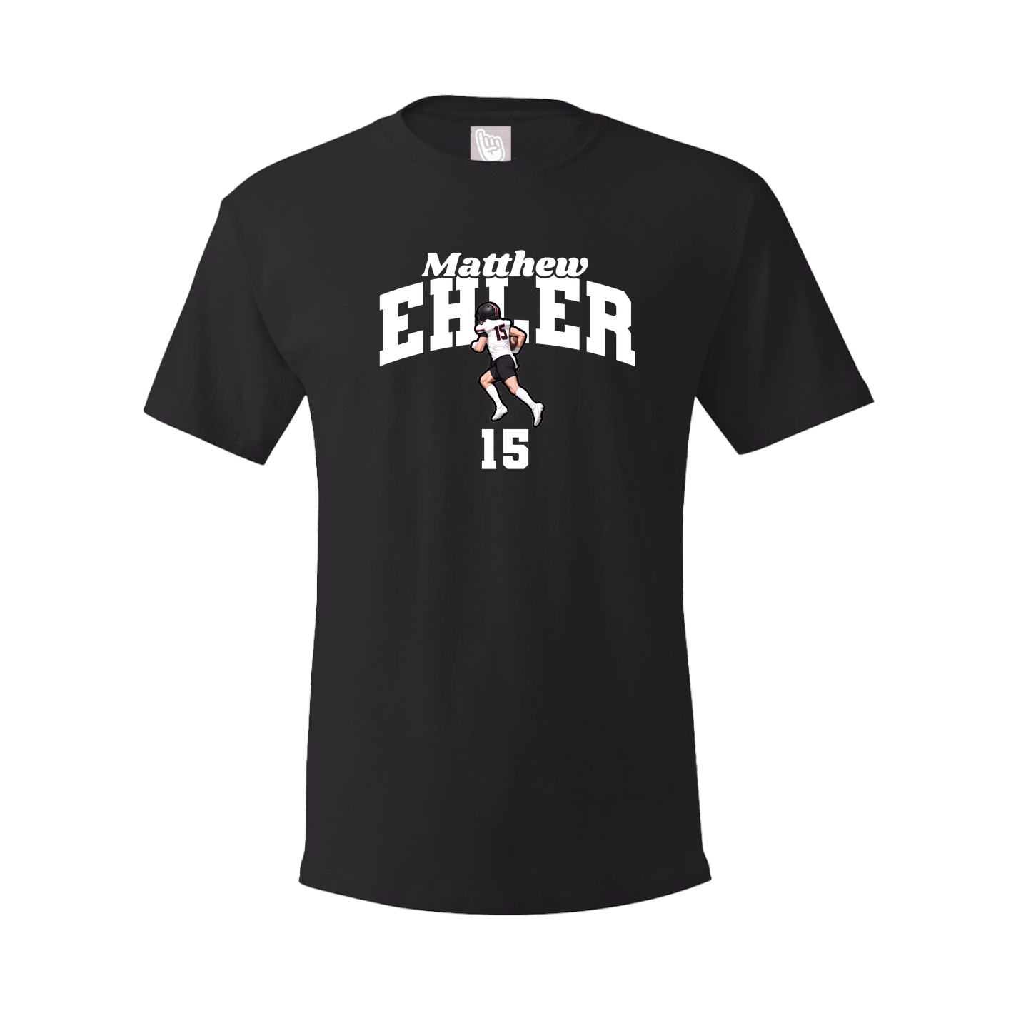 Youth Tee — Signature Arch in Black