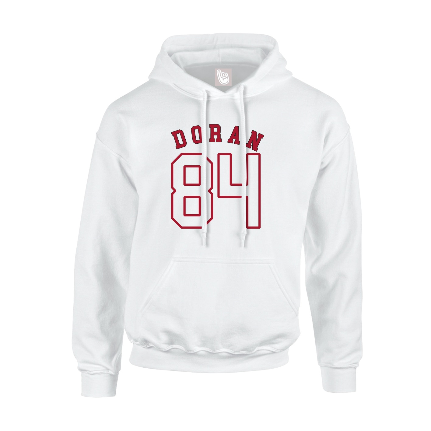 Youth Hoodie — Shirsey Arch in White