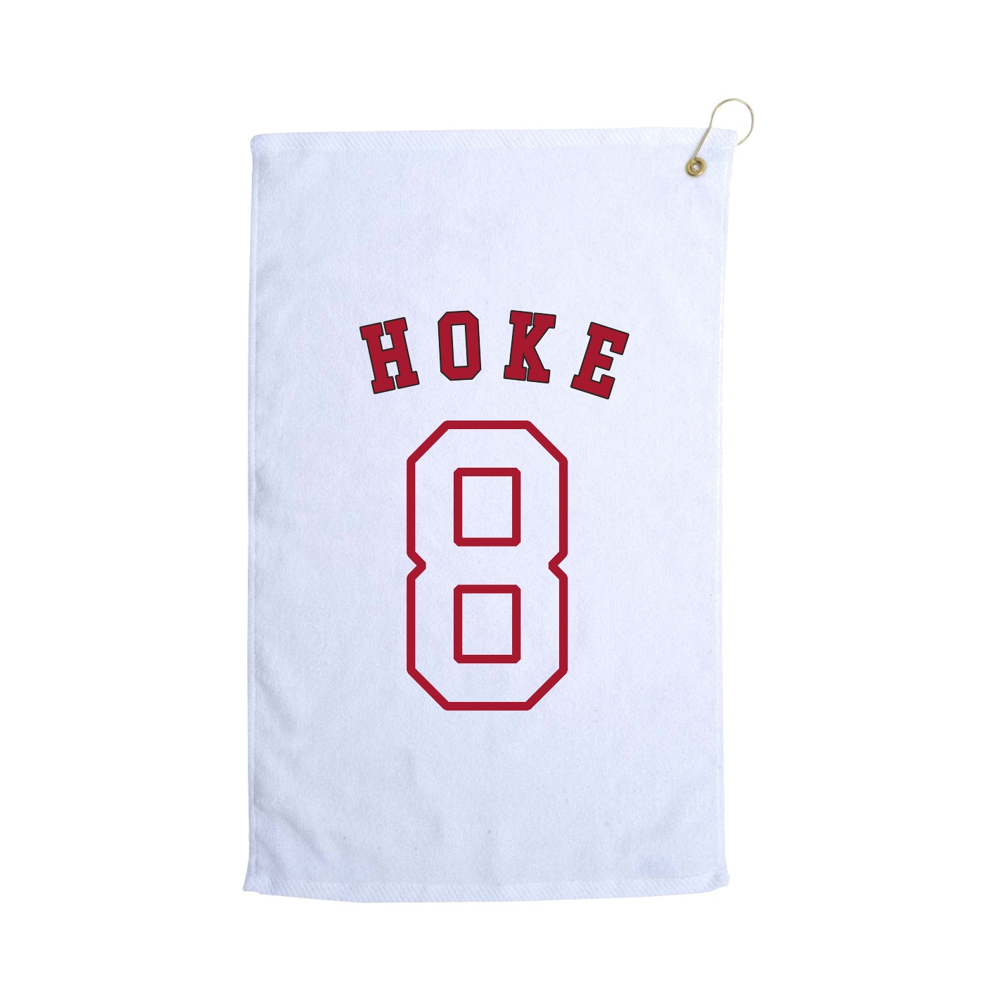Golf Towel — Shirsey Arch in White