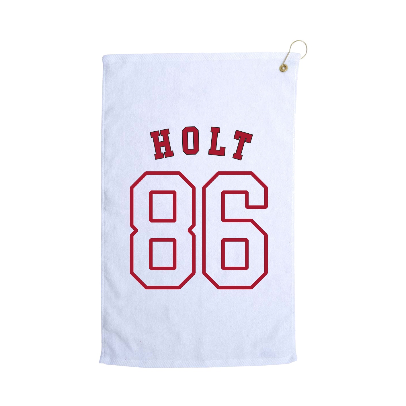 Golf Towel — Shirsey Arch in White