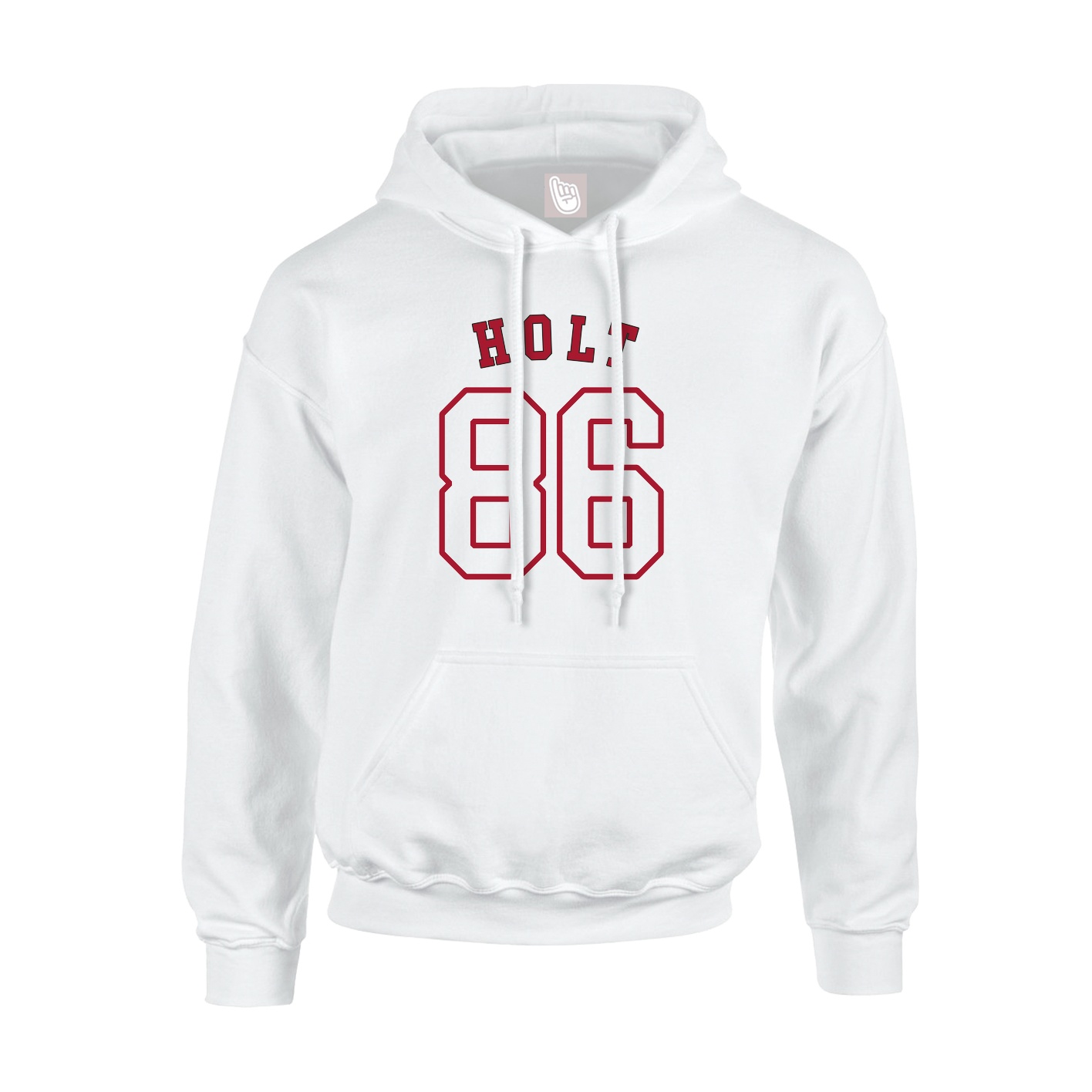 Youth Hoodie — Shirsey Arch in White