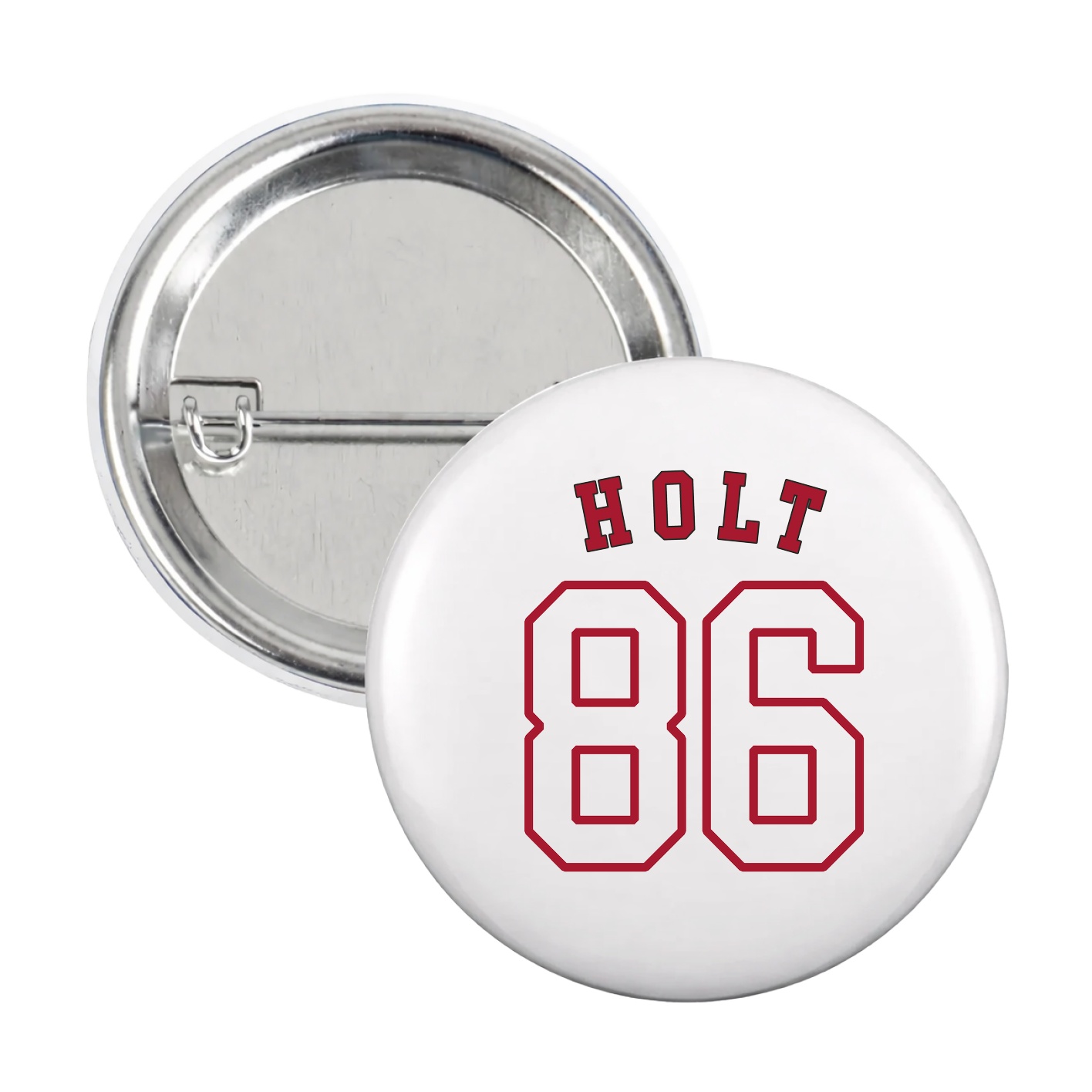 Game Day Button — Shirsey Arch in White