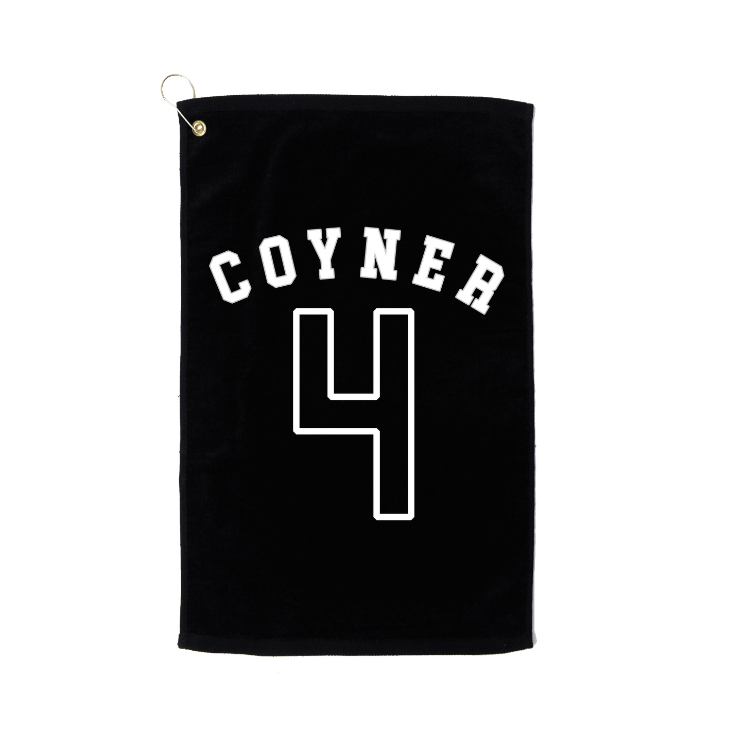 Golf Towel — Shirsey Arch in Black