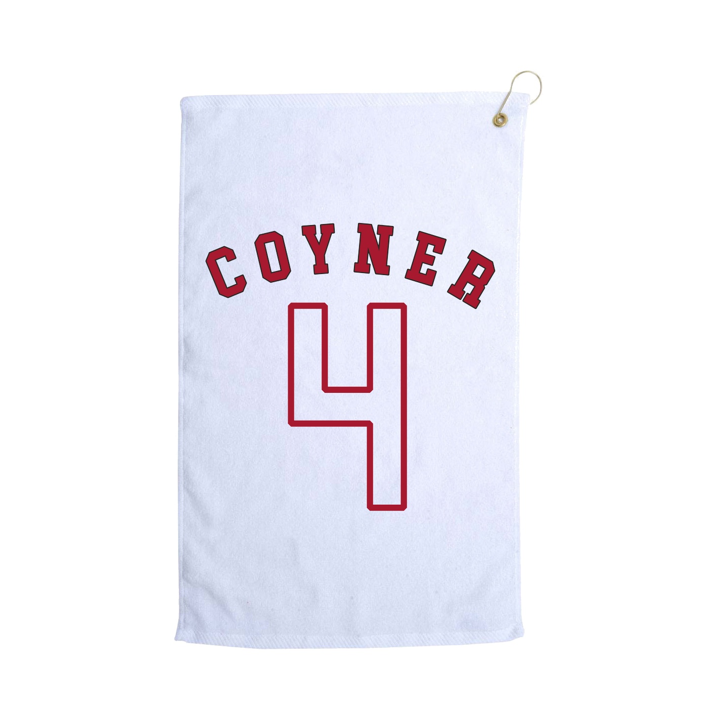 Golf Towel — Shirsey Arch in White