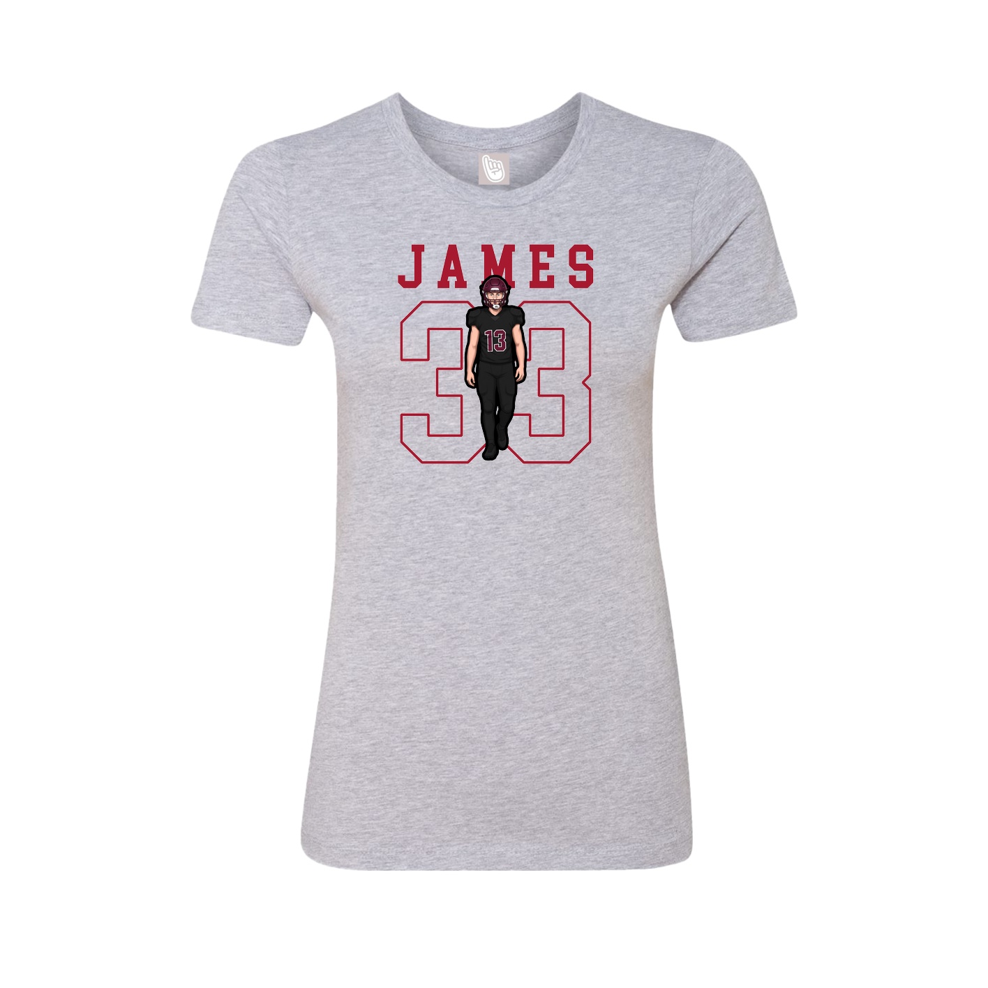 Fitted Women's Tee — Shirsey in Grey