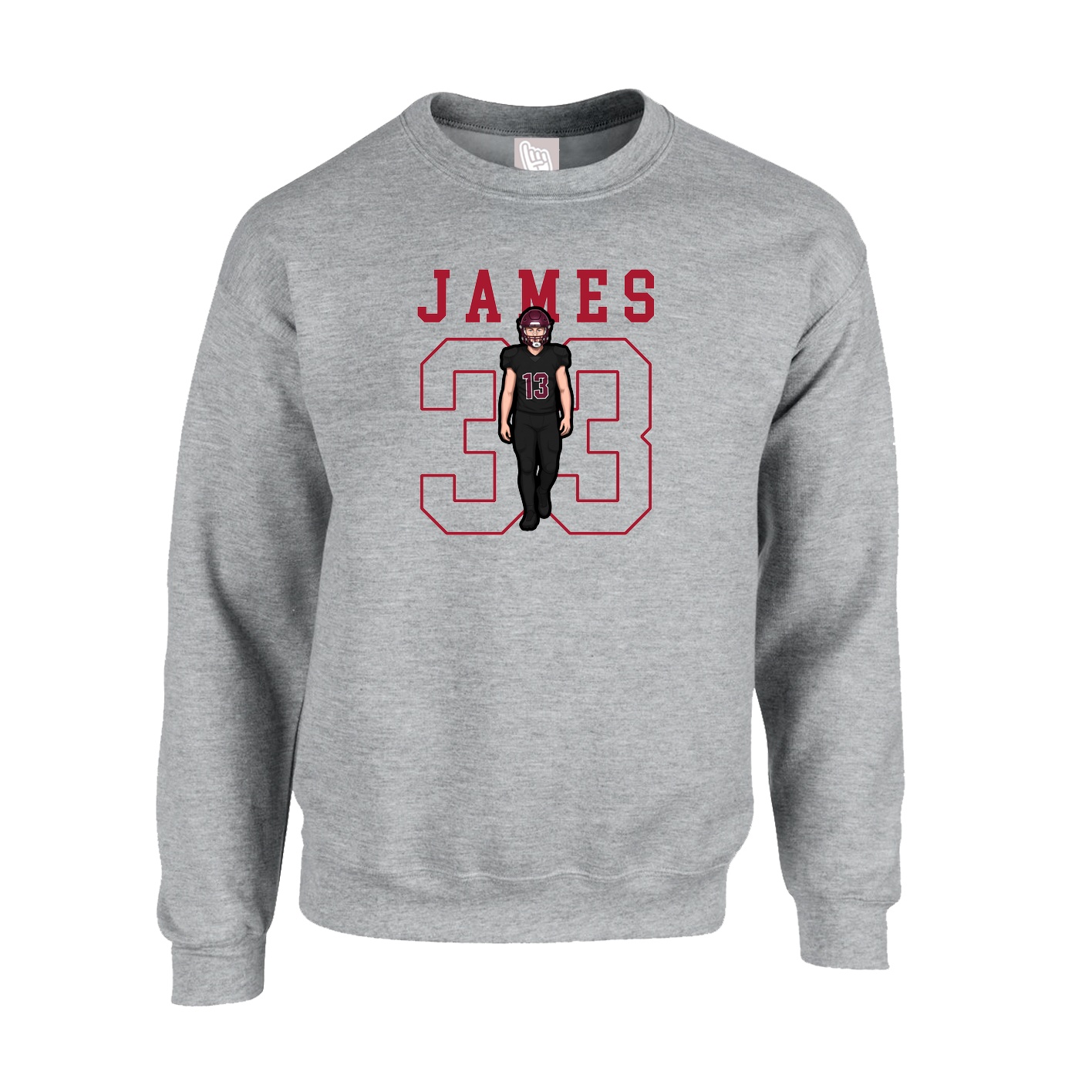 Fleece Crew — Shirsey in Grey