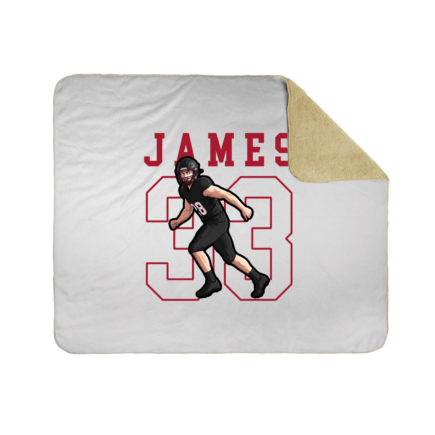 50x60 Sherpa Lined Throw Blanket