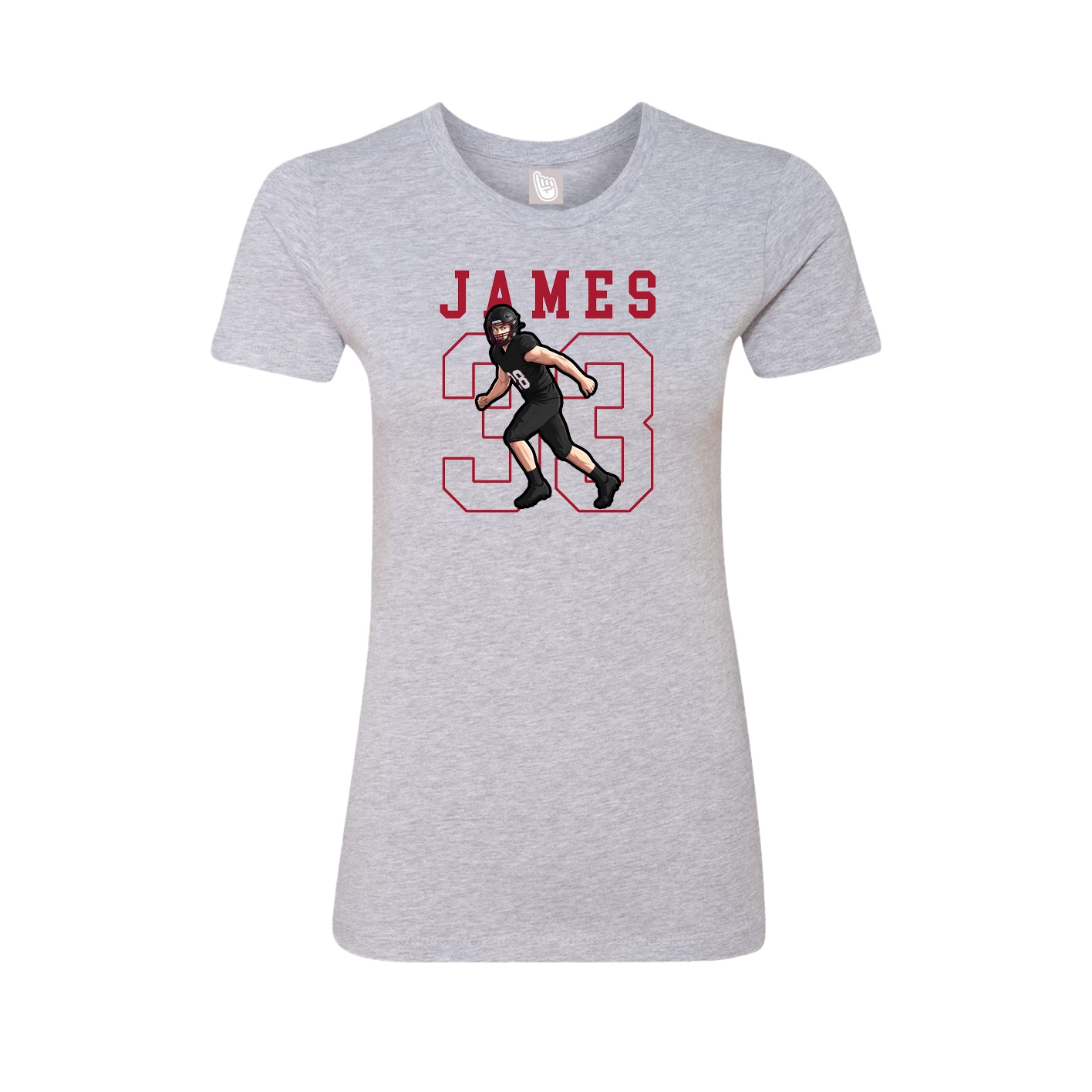 Fitted Women's Tee — Shirsey in Grey