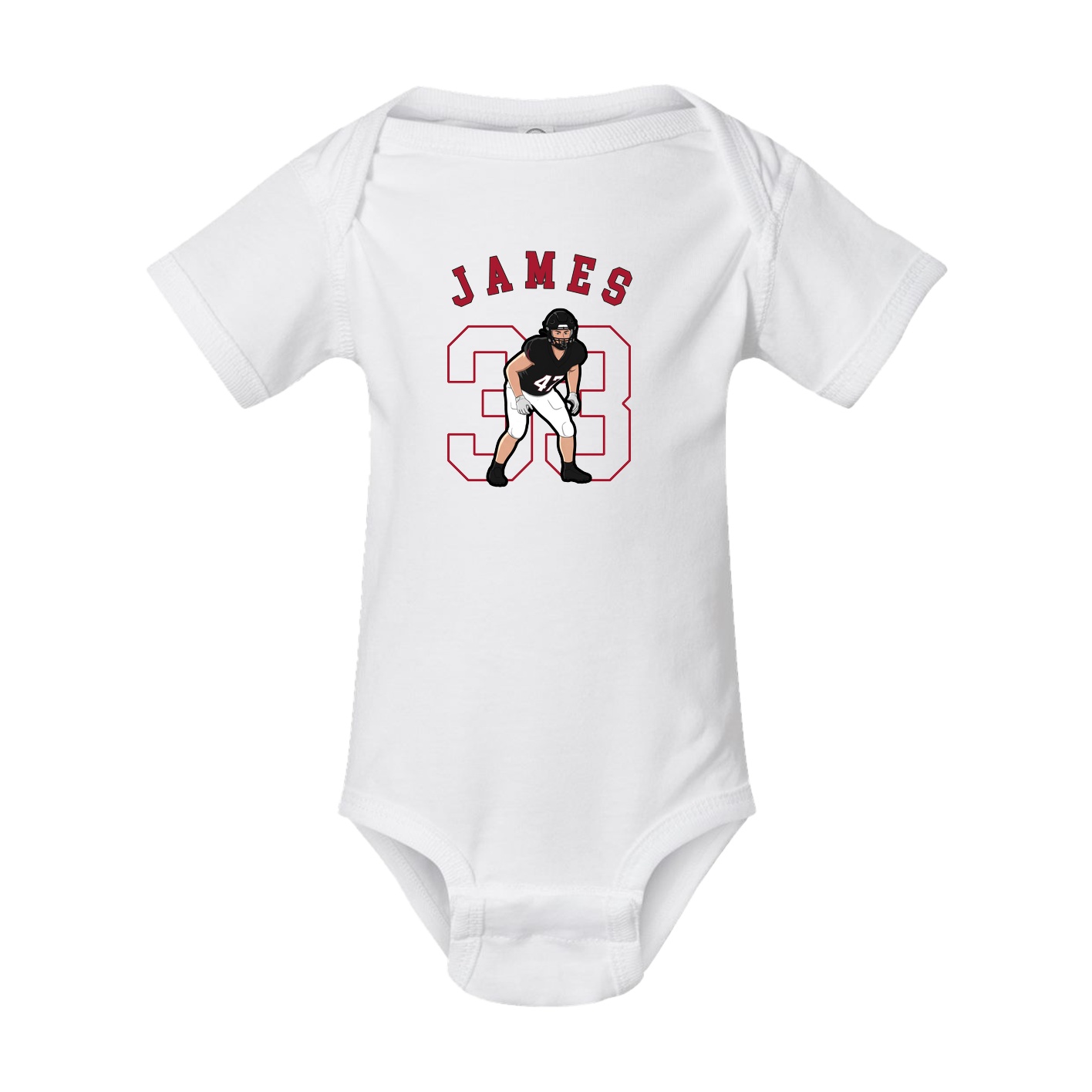 Baby Onesie — Shirsey Arch in White