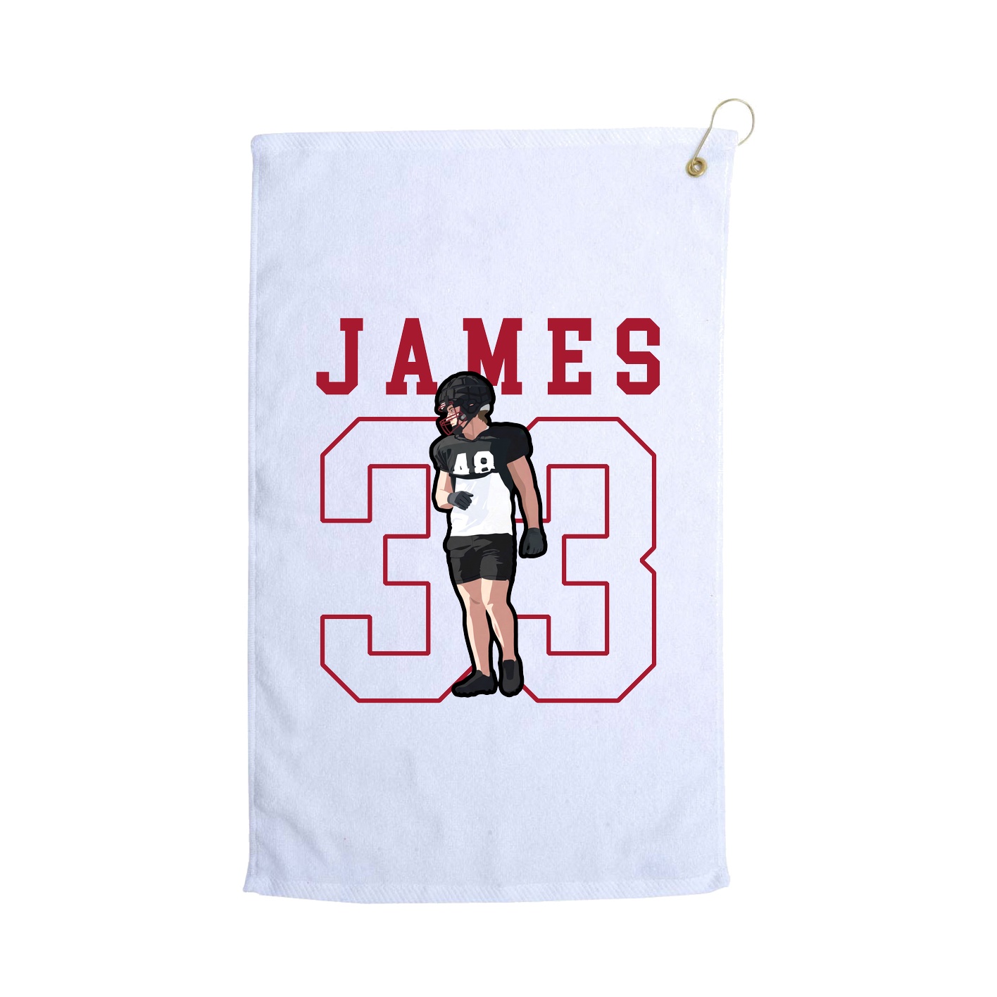 Golf Towel — Shirsey in White