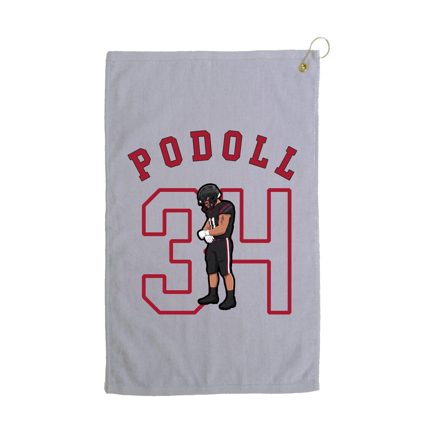 Golf Towel — Shirsey Arch in Grey
