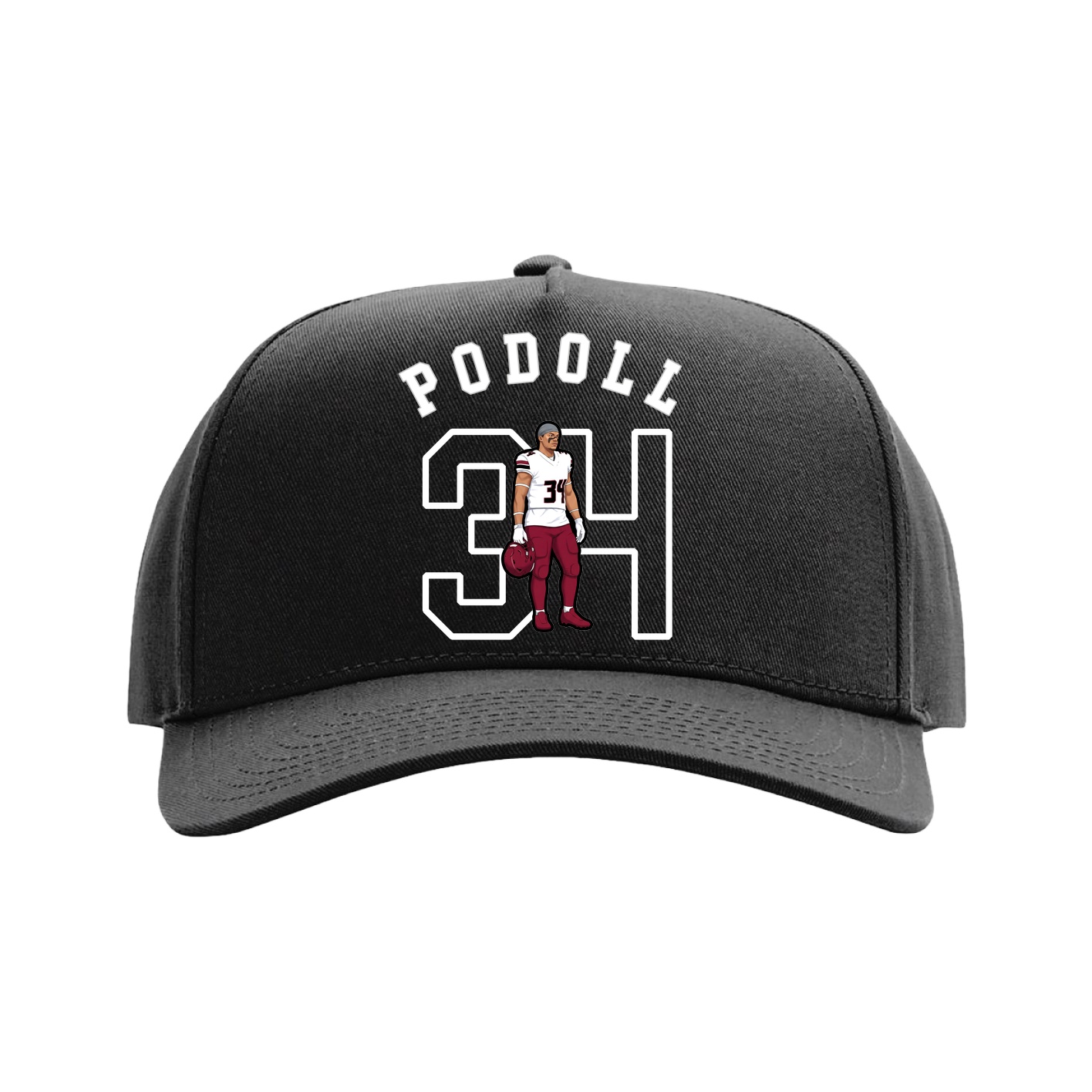 Full Fabric Five-Panel Champ Cap