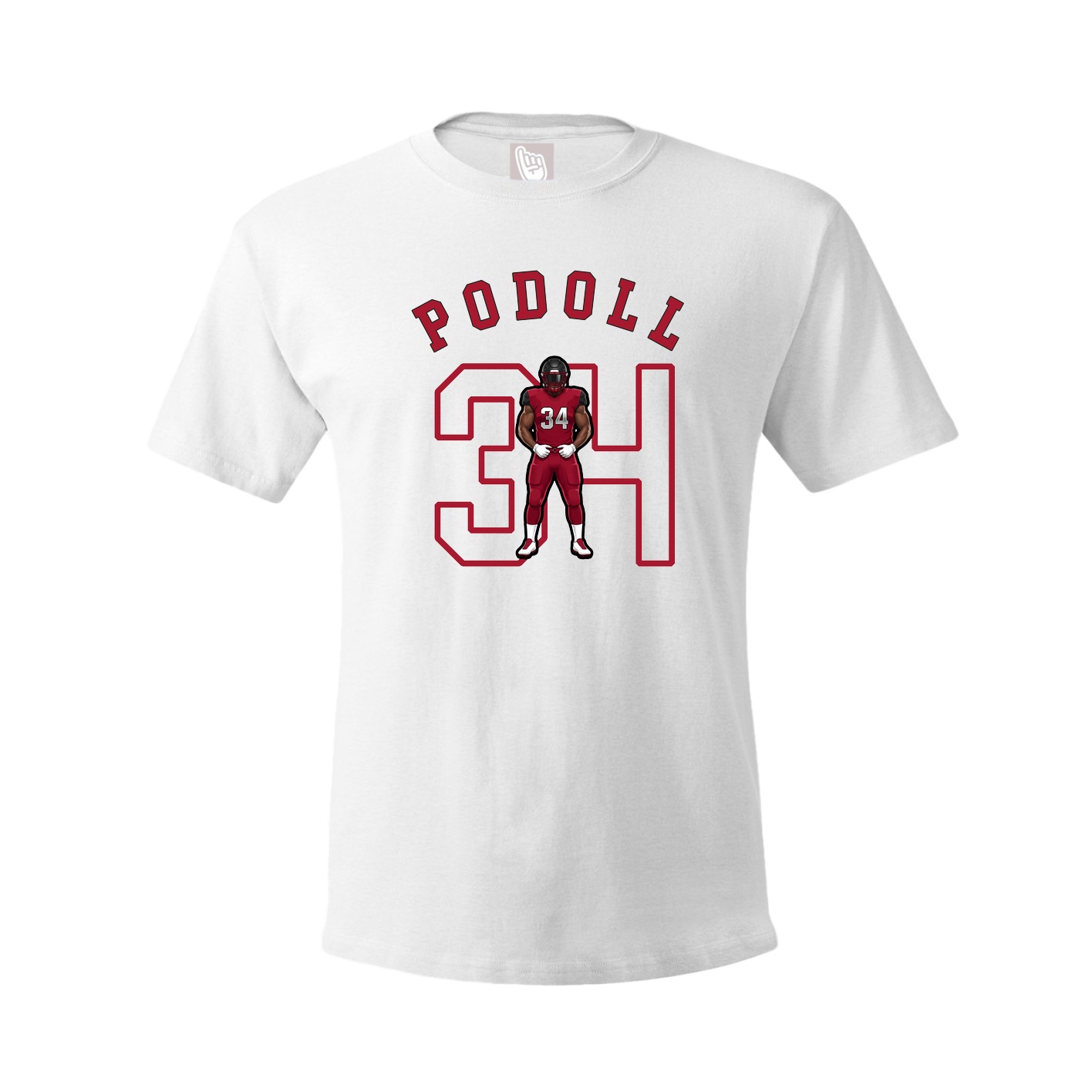 Tee — Shirsey Arch in White