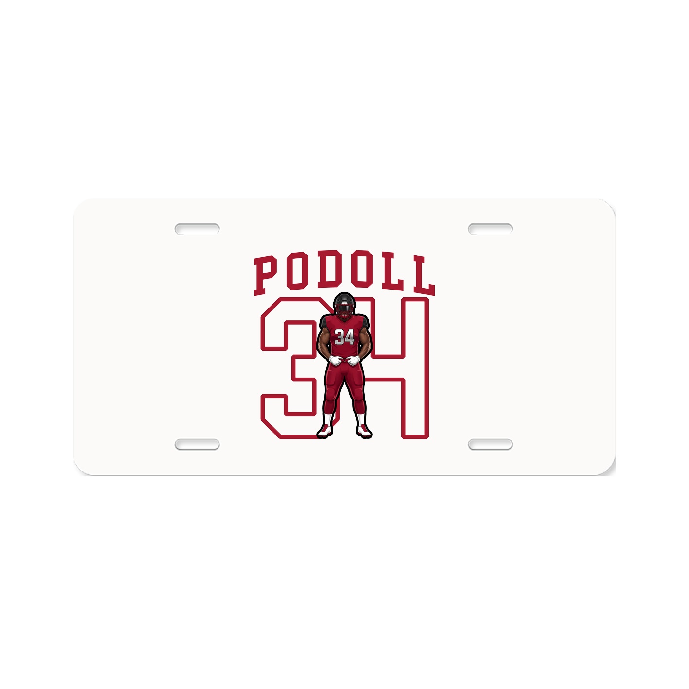 Aluminum License Plate