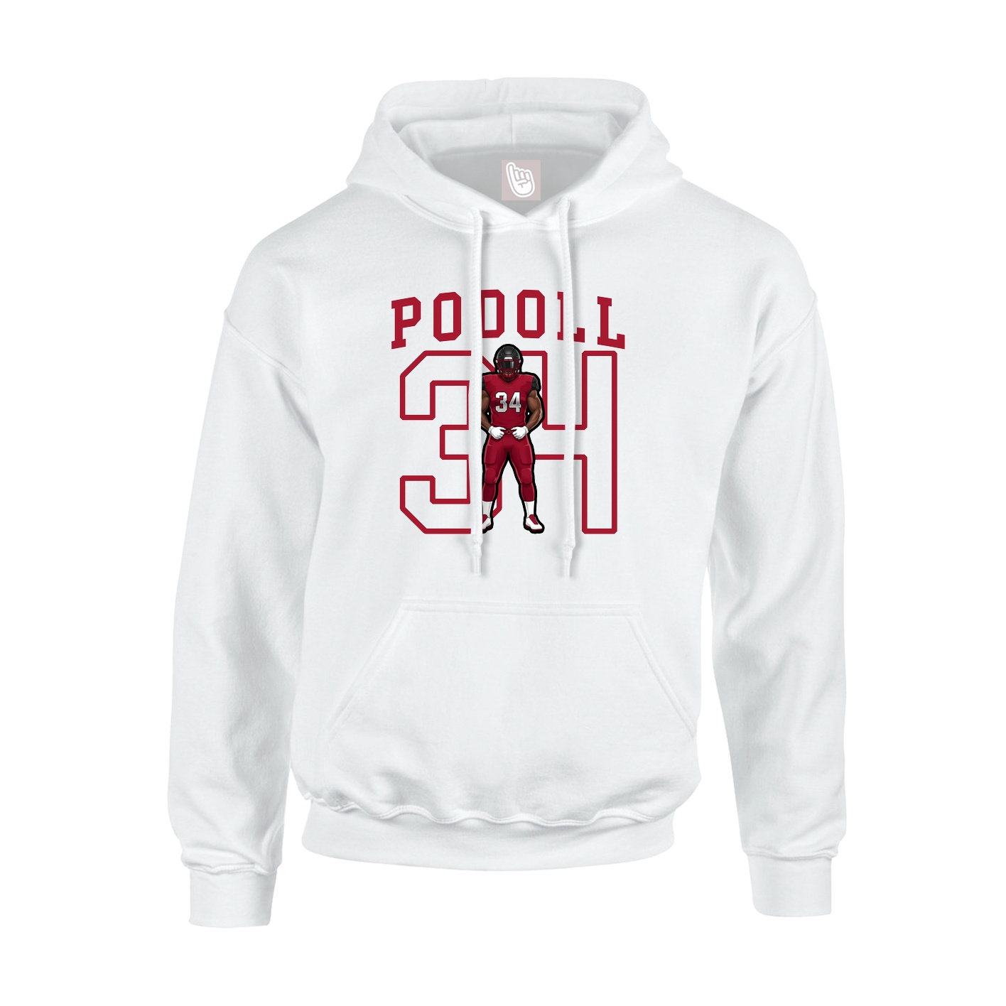 Youth Hoodie — Shirsey in White