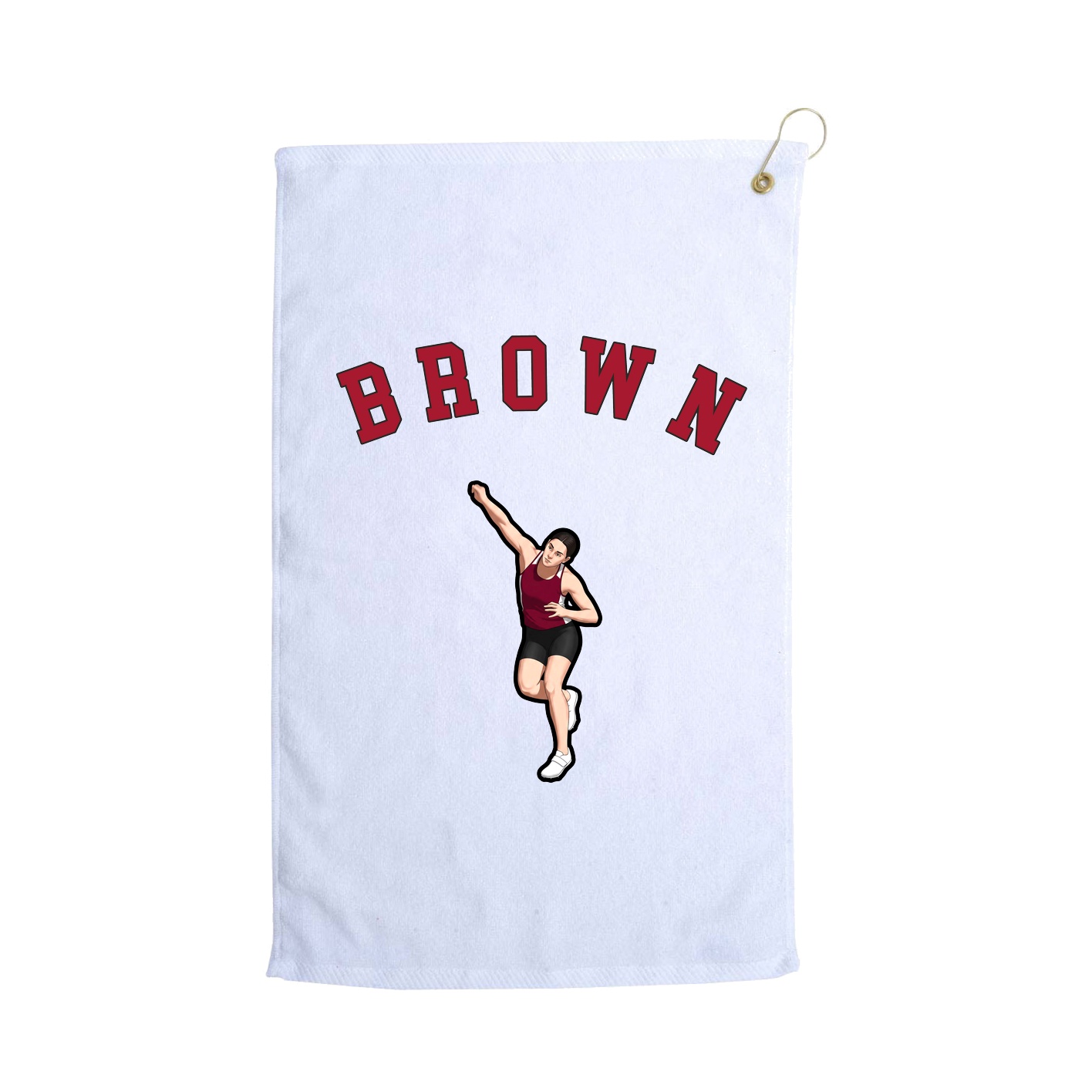 Golf Towel — Shirsey Arch in White