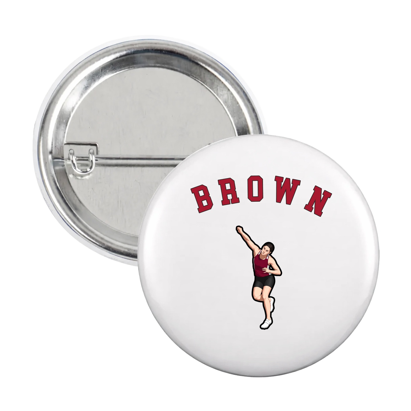 Game Day Button — Shirsey Arch in White