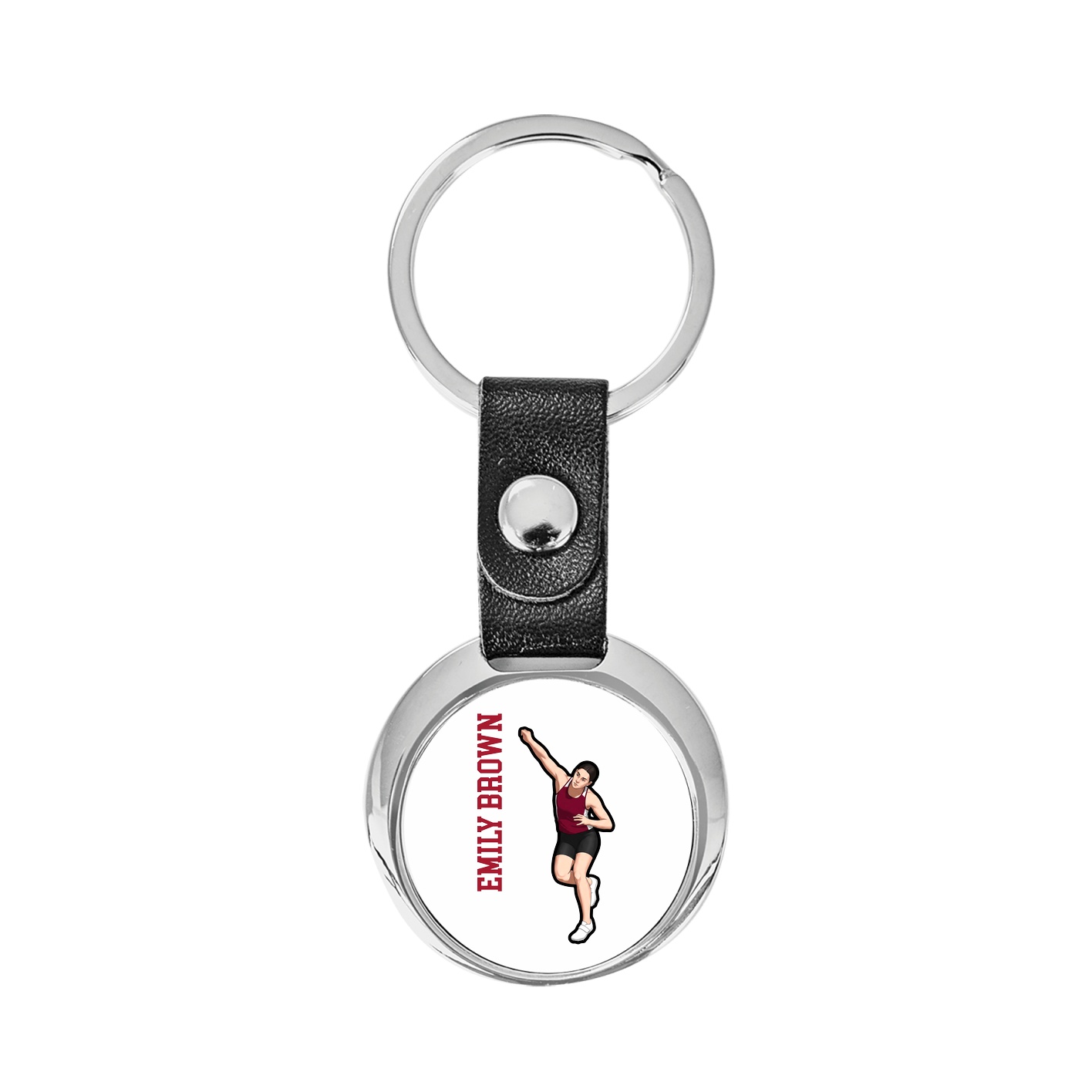 Key Chain — Name Vertical in Classic