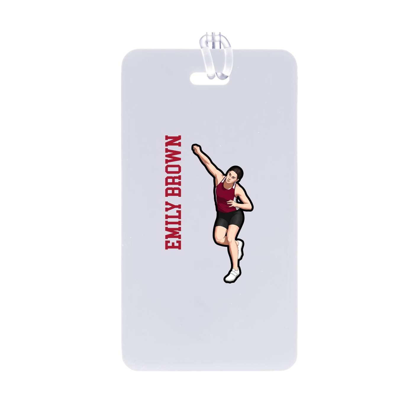 Bag Tag — Name Vertical in Classic