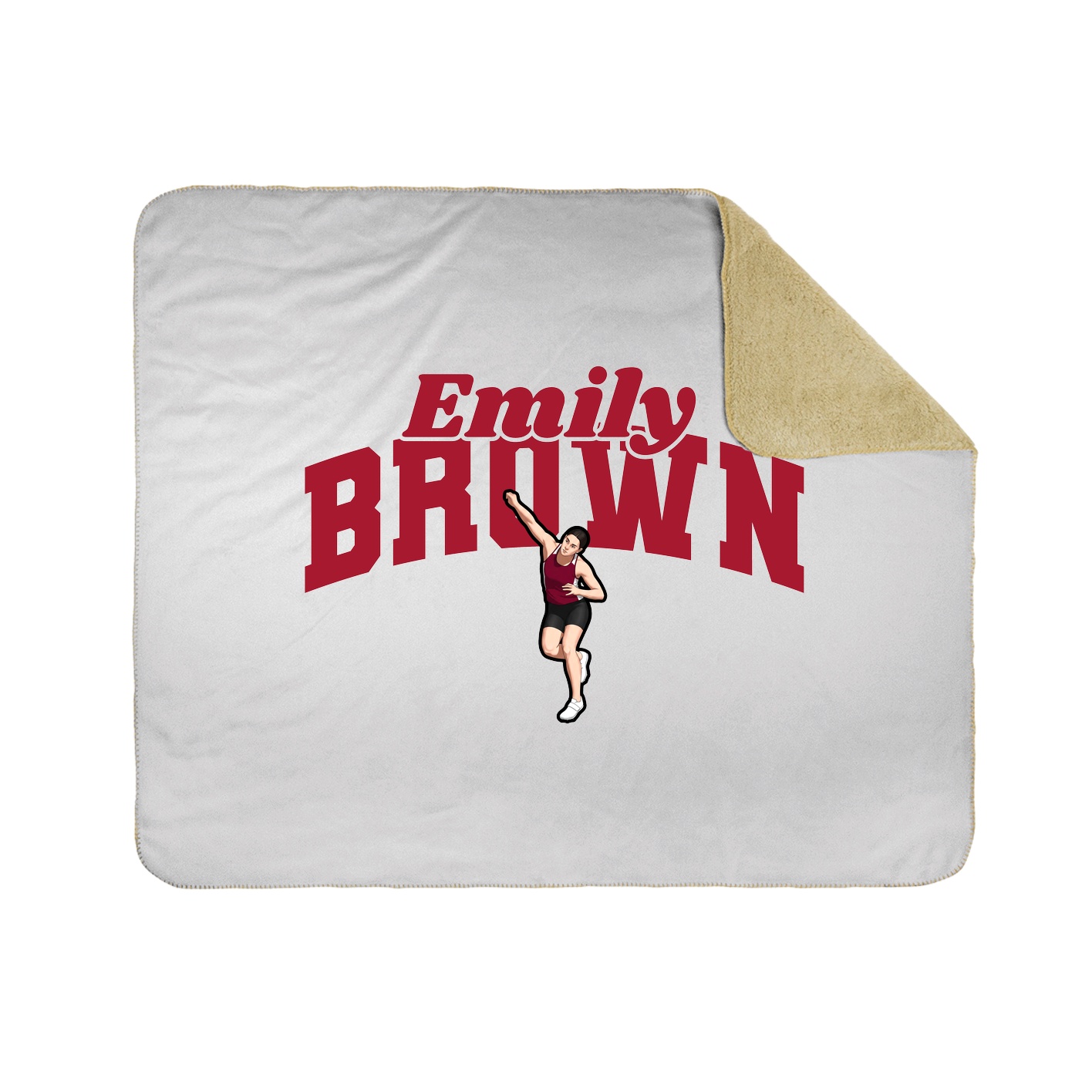 Throw Blanket — Signature Arch in White