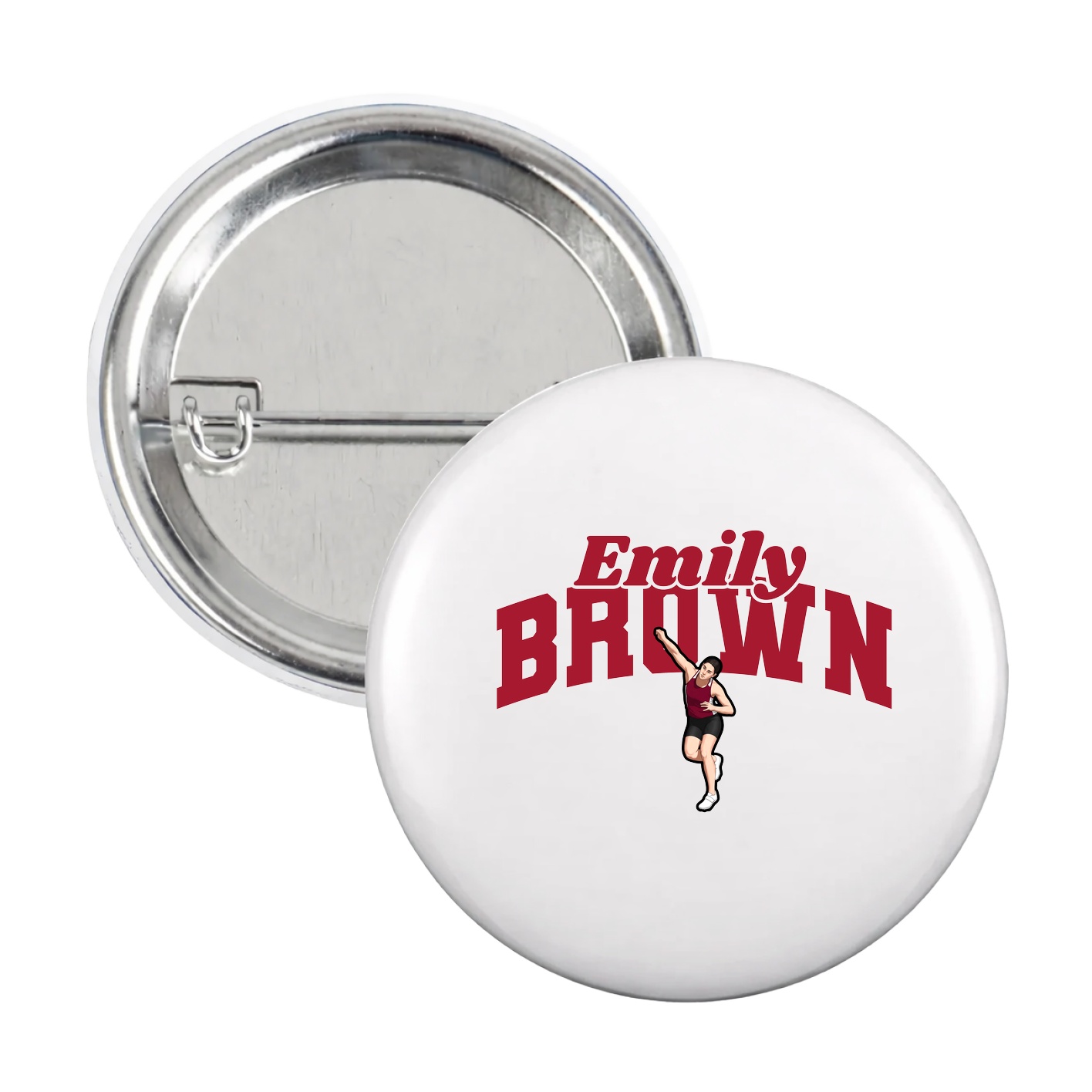 Game Day Button — Signature Arch in White