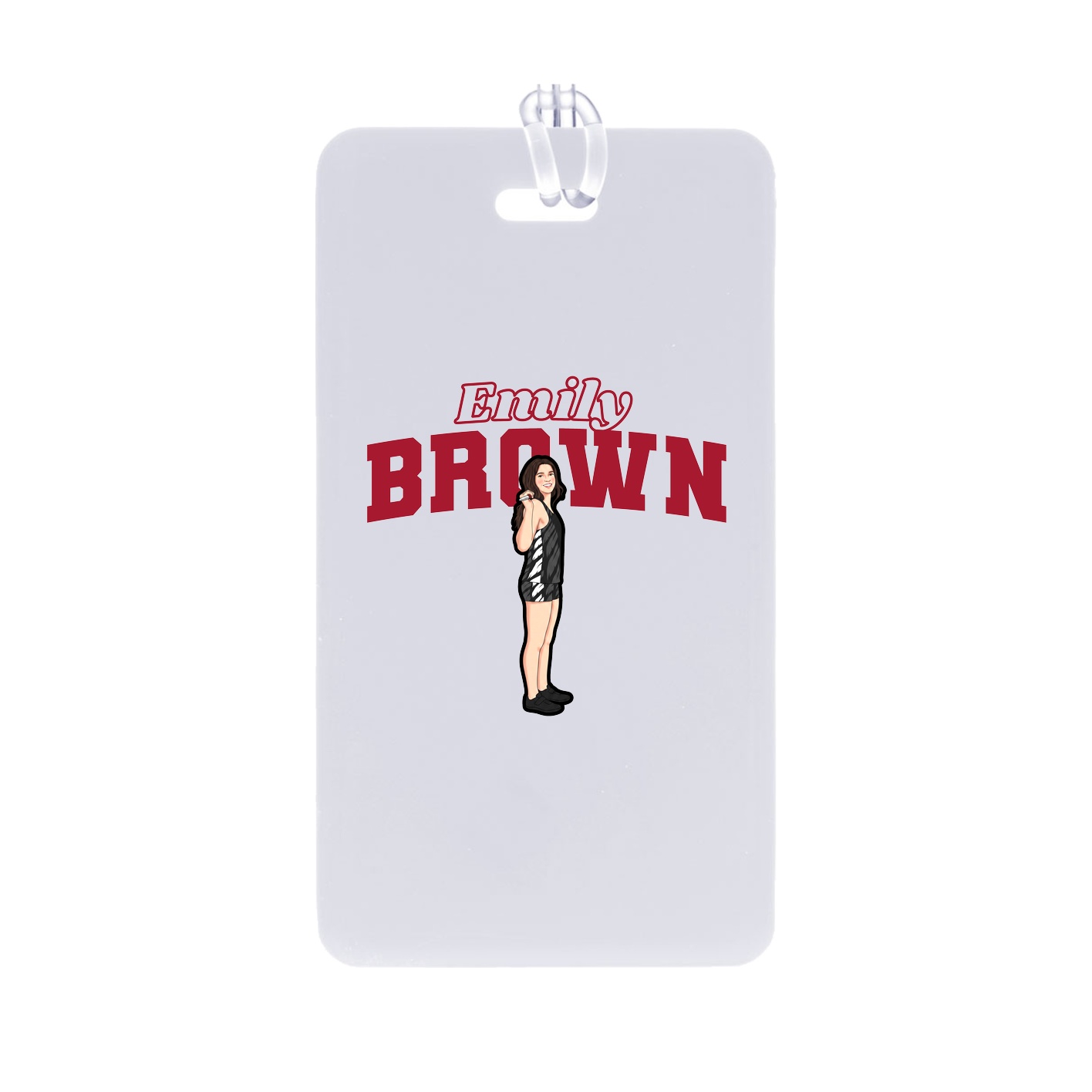 Bag Tag — Name Arch in Classic