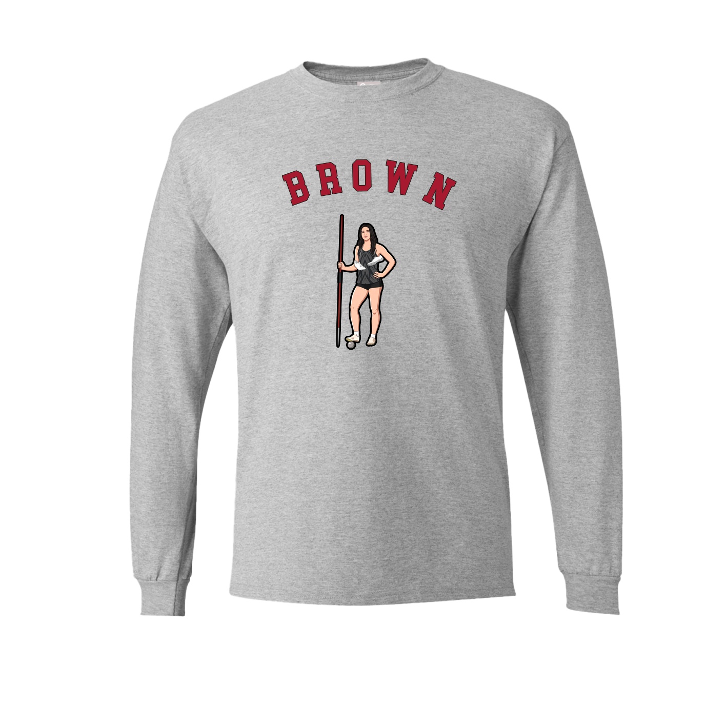 Long Sleeve Tee — Shirsey Arch in Grey