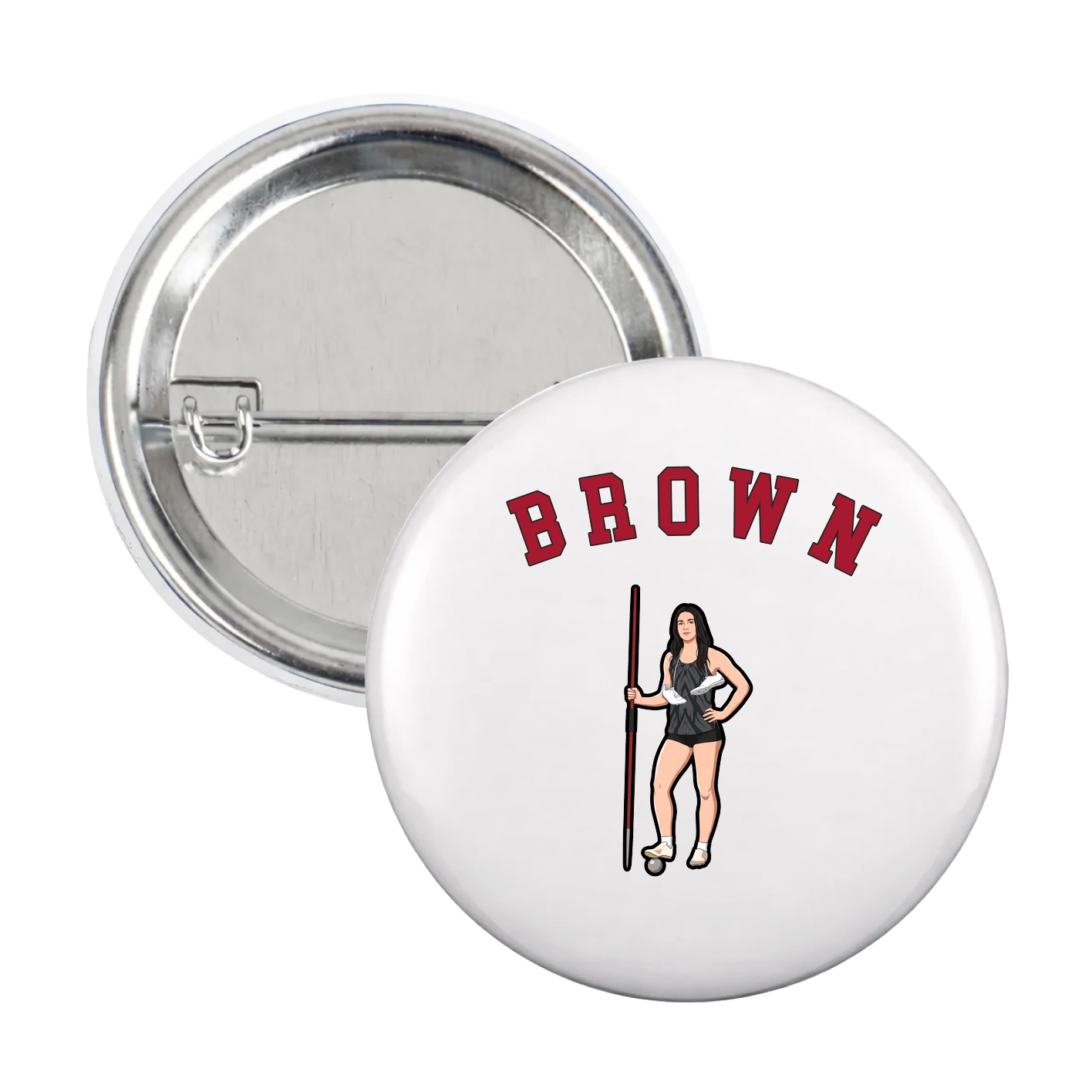 Game Day Button — Shirsey Arch in White
