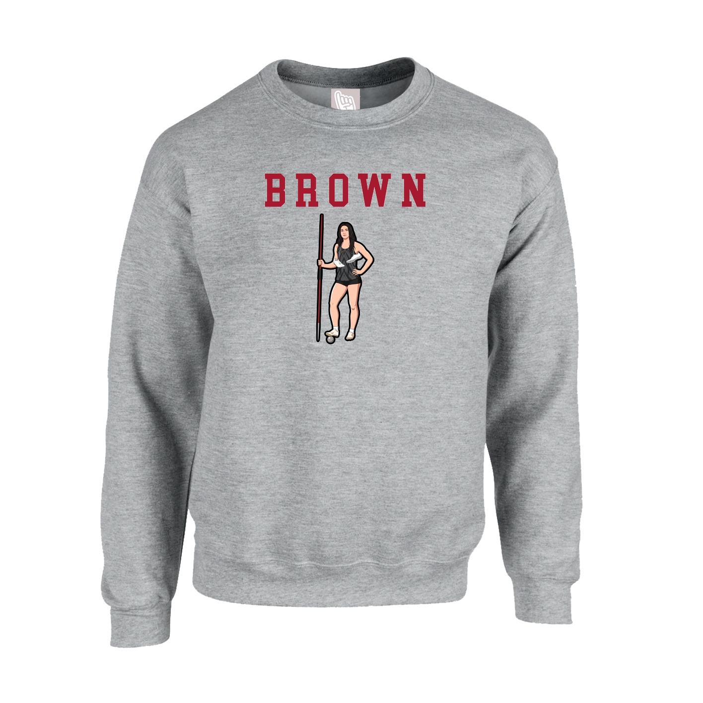 Fleece Crew — Shirsey in Grey