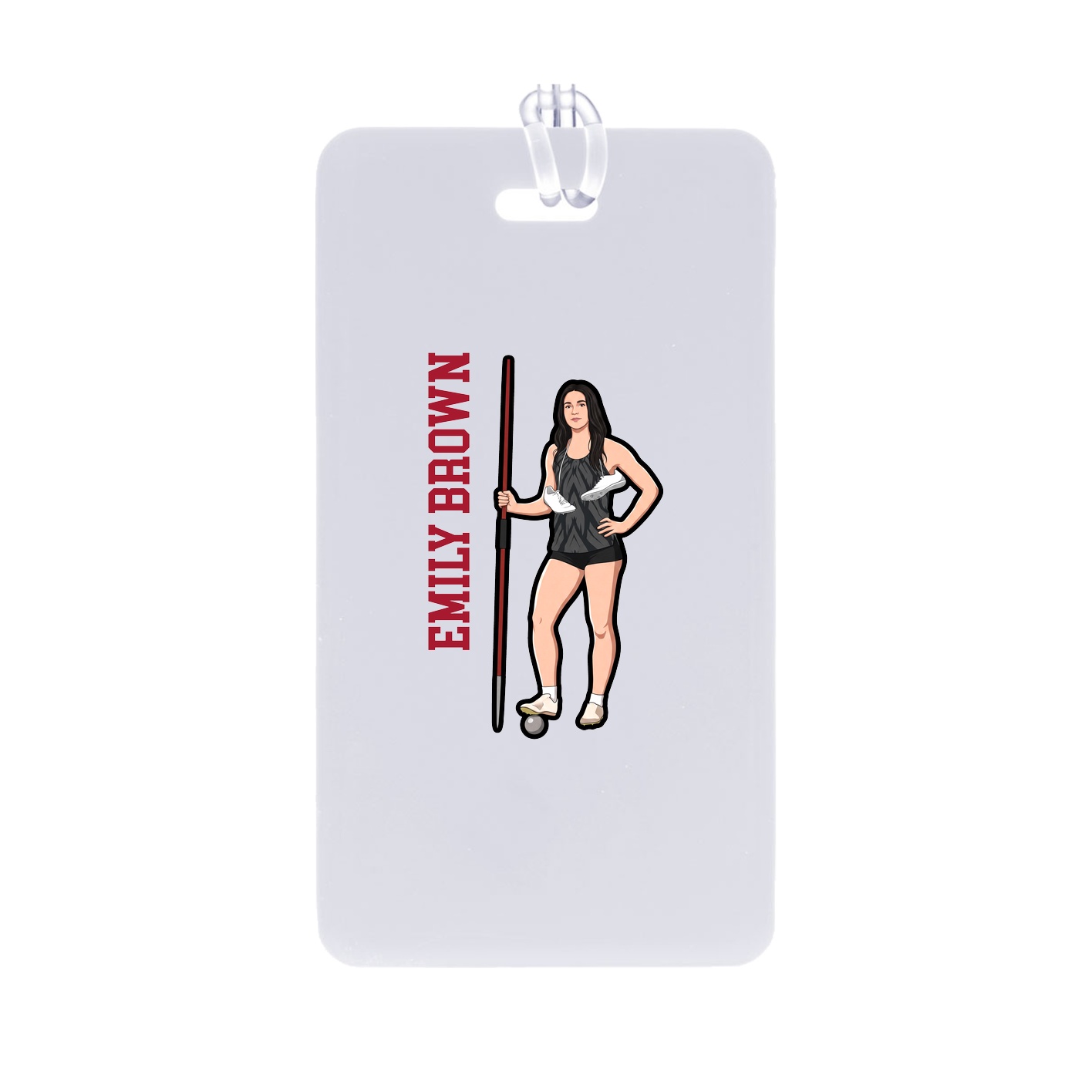 Bag Tag — Name Vertical in Classic