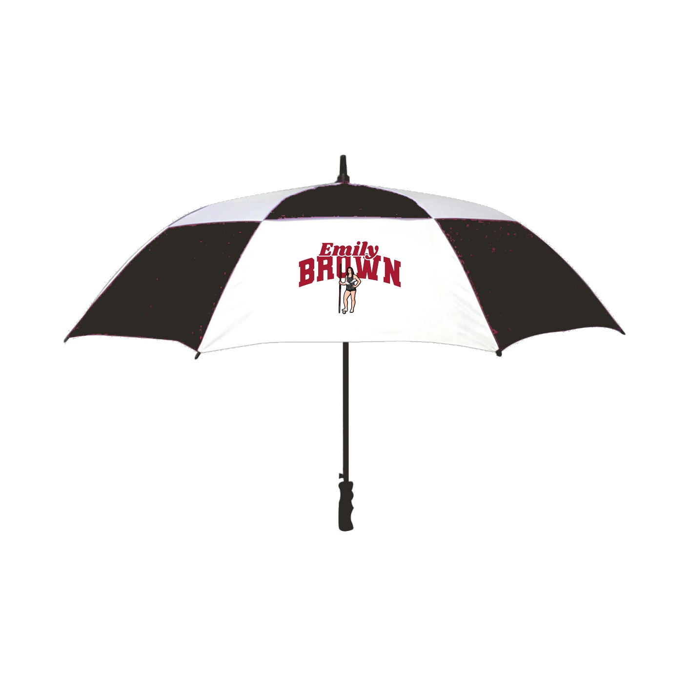 Golf Umbrella — Signature Arch in Black
