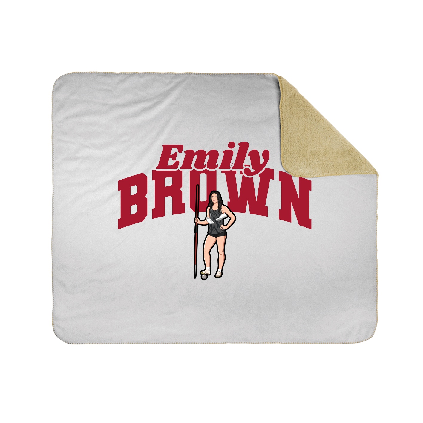 Throw Blanket — Signature Arch in White