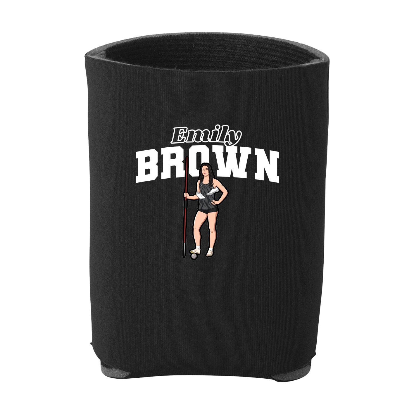Can Holder — Name Arch in Black
